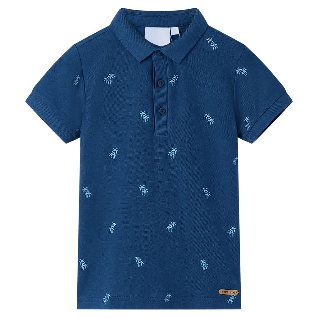 Poloshirt Kinder-Poloshirt Dunkelblau 140