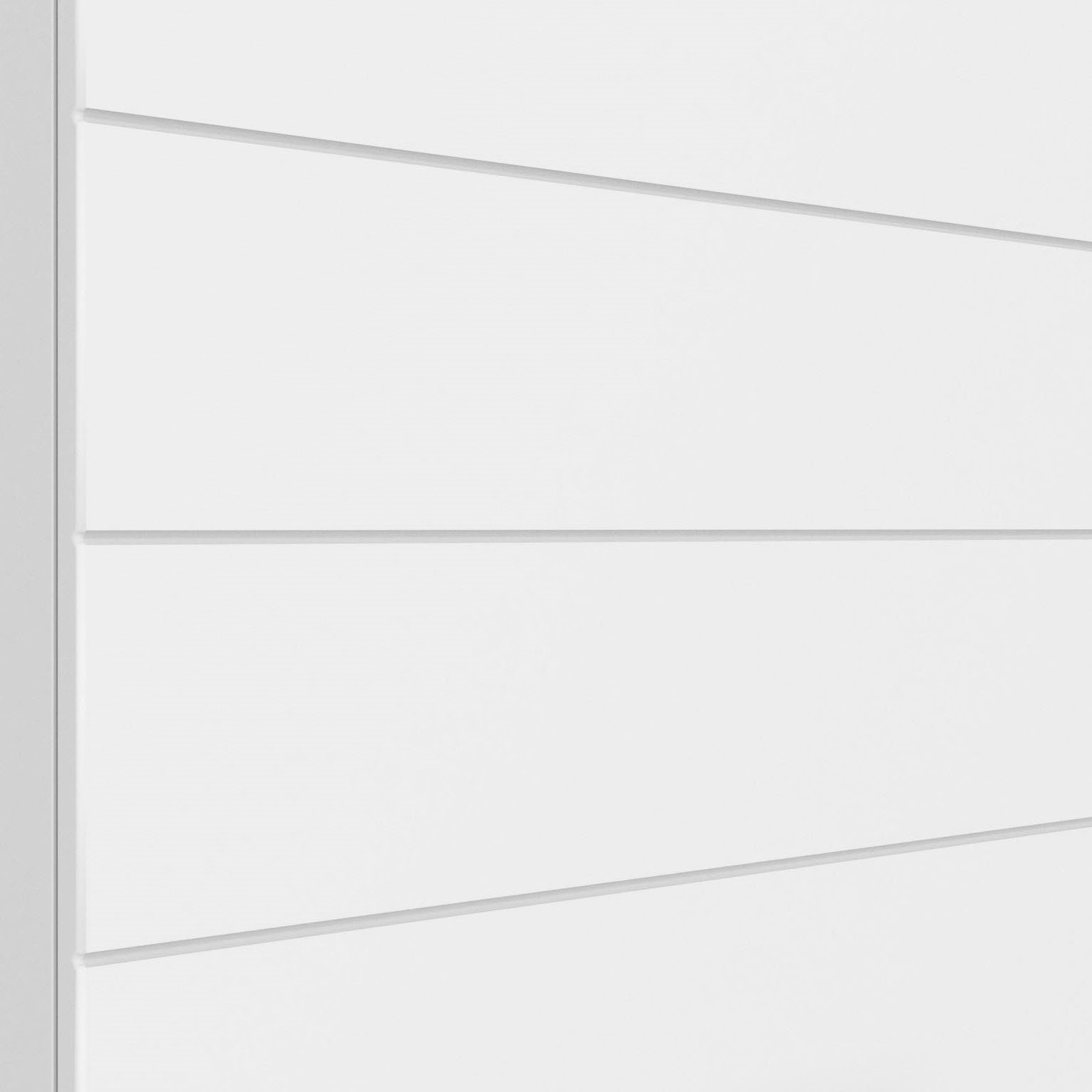 MÖBEL HELD MDF-Fronten 120 waagerechter | Lisene Unterschrank weiß breit, mit Luhe viel Stauraum, cm weiß für Matt/weiß