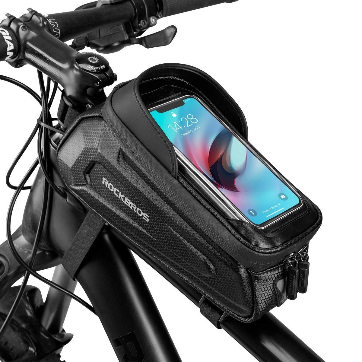 Fahrradtasche Wasserdicht Handytasche für Smartphone bis zu 6.8 Zoll