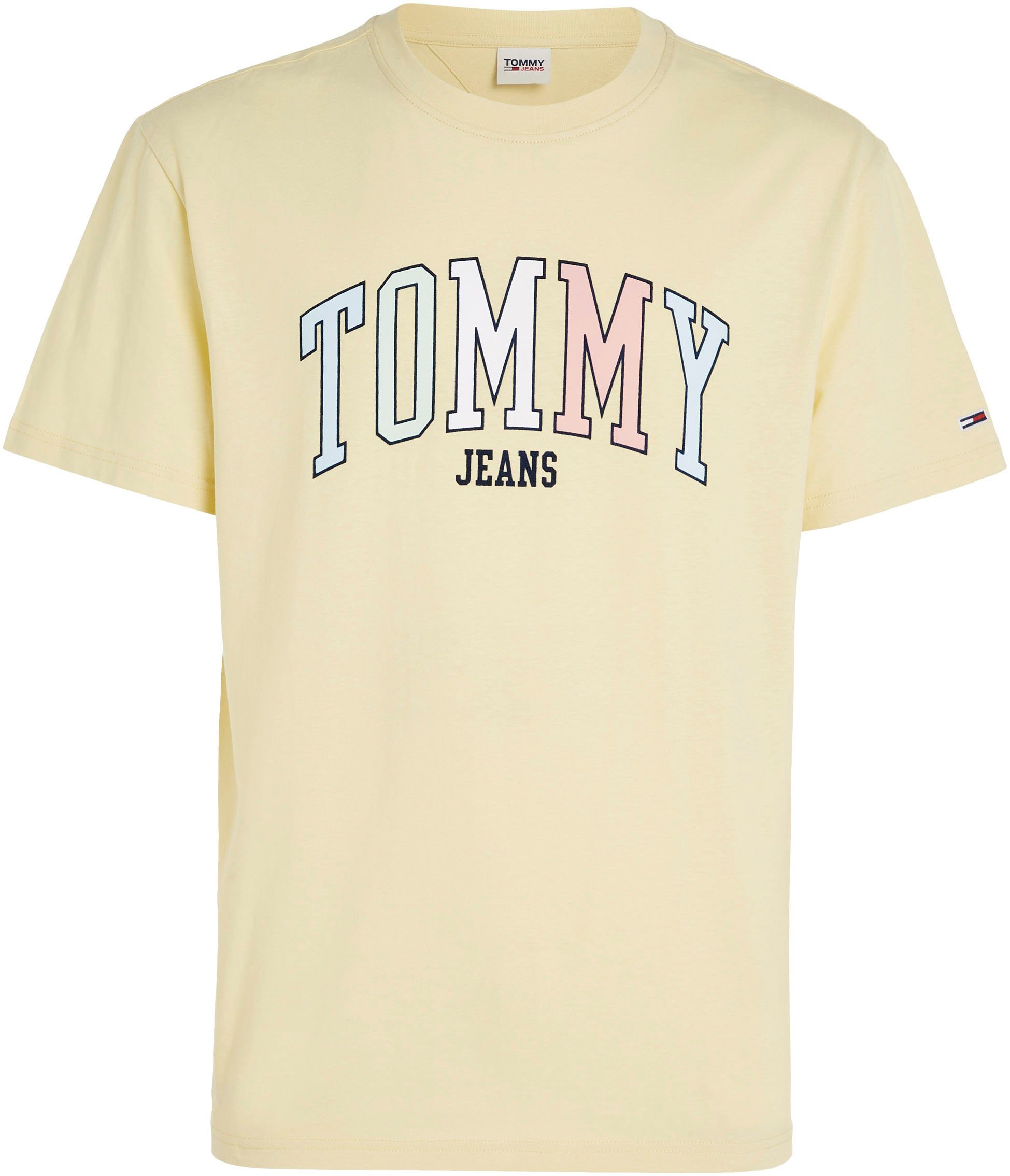 TJM COLLEGE LemonZest Tommy großem Jeans mit POP T-Shirt CLSC TOMMY Logo-Frontmotiv TEE