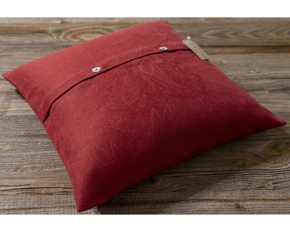 matches21 HOME & HOBBY Kissenbezüge Kissen-Bezug 40x40 cm Blumen-Muster rot günstig online kaufen