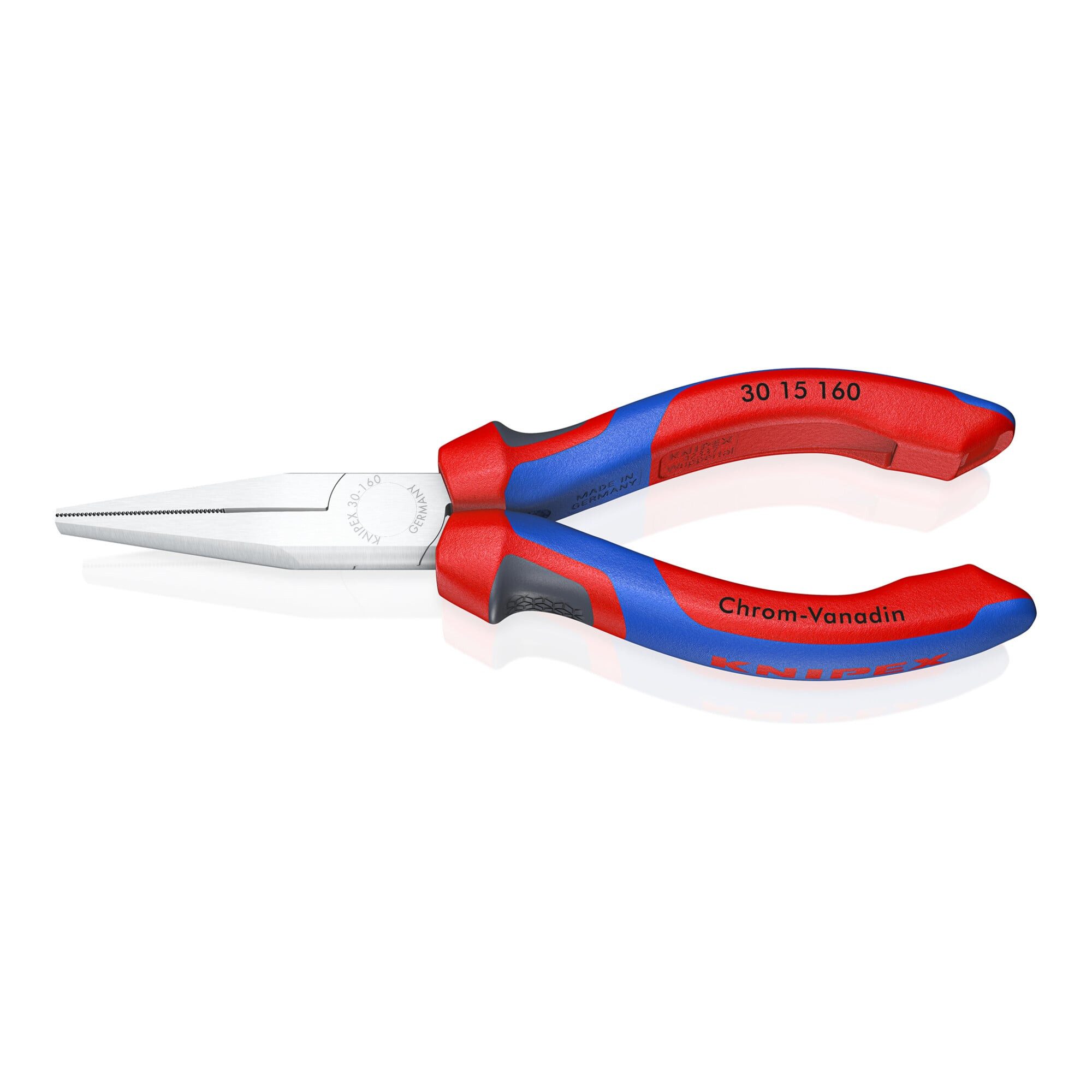 Knipex Anglerzange KNIPEX 30 15 160 Langbeckzange mit Comfort-Griffen verchromt 160 mm