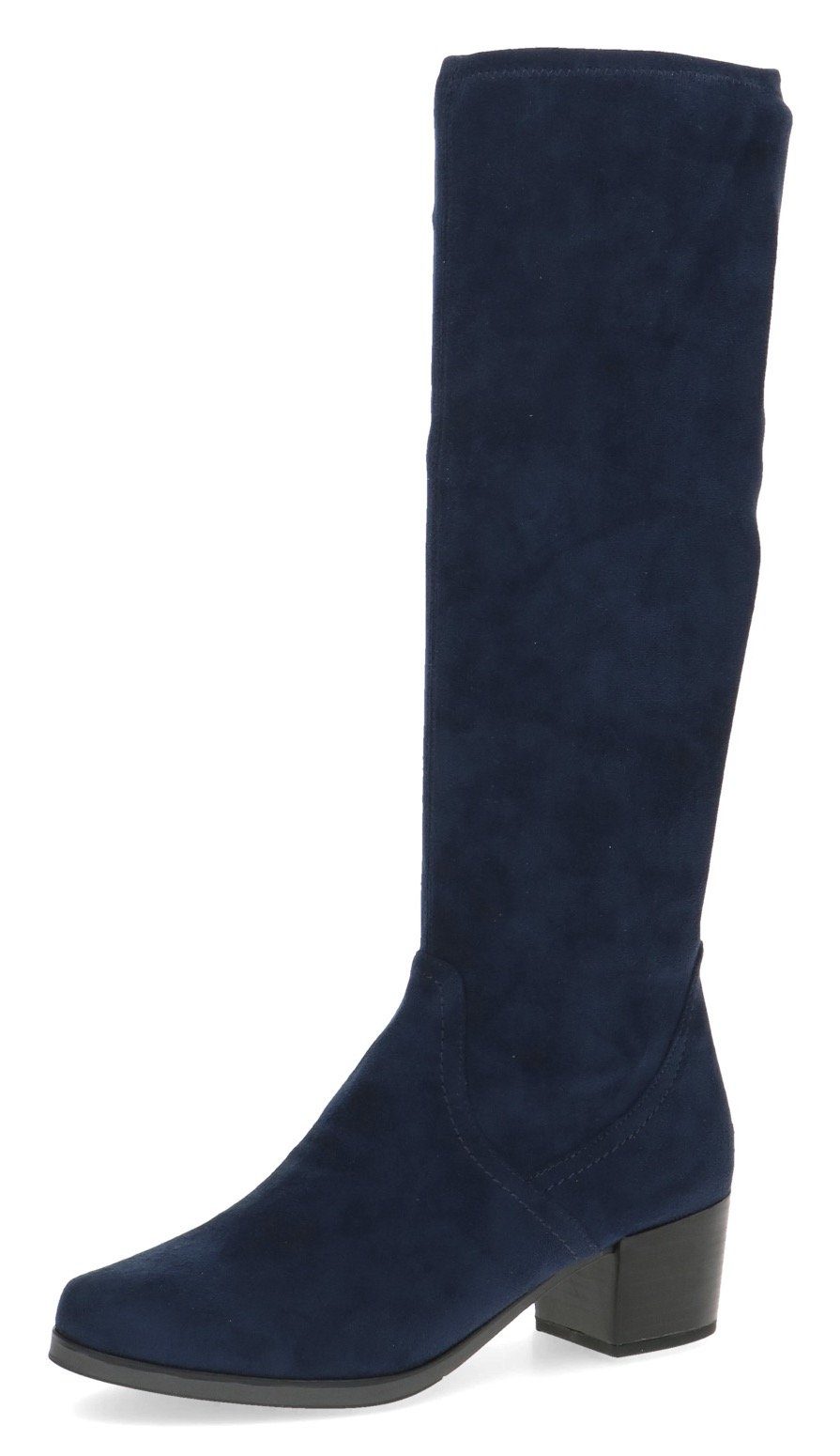 Caprice Сапоги, Blockabsatz, Schlupfstiefel mit Stretch-XS-Schaft in schmaler Form