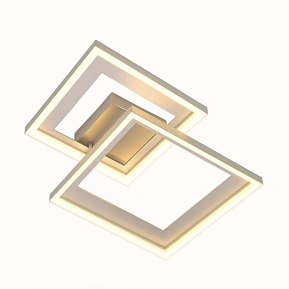 Briloner Leuchten LED Deckenleuchte, LED-Leuchtmittel fest verbaut, Farbwechsel, LED Deckenleuchte Esszimmerlampe Metall Fernbedienung dimmbar L 56,8cm