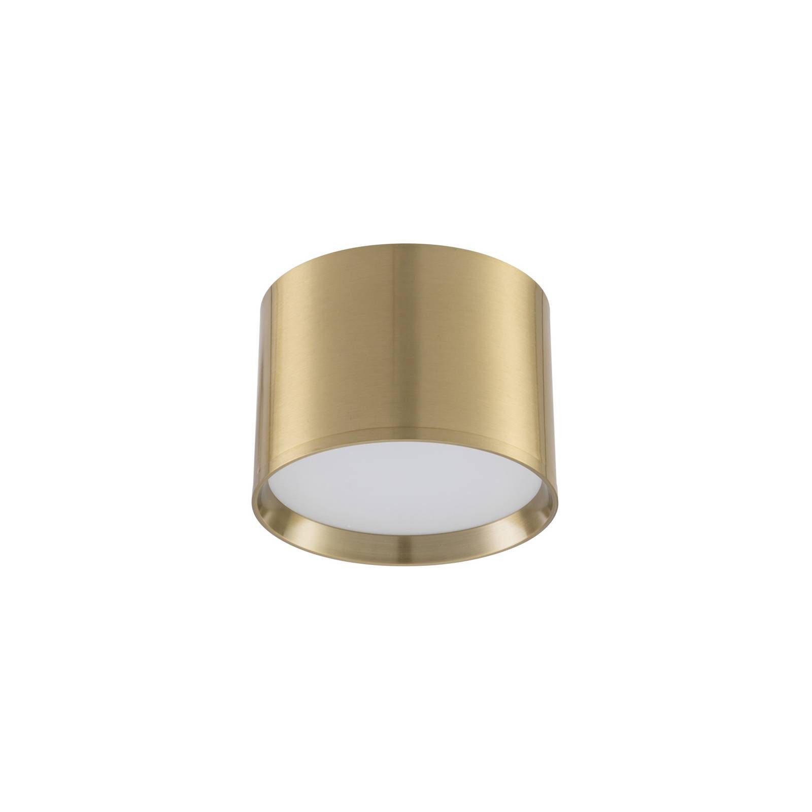Lindby Deckenstrahler Nivoria, LED, Metall, Gold / Messing warmweiß IP20, LED 15 W gesamt, warmweiß