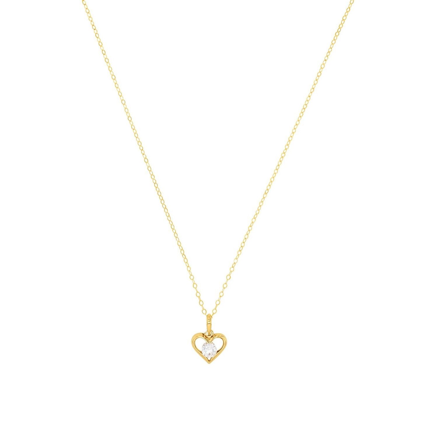 Amor Goldkette Amor Kette mit Anhänger (Kette mit Anhänger, 2-tlg., Kette m günstig online kaufen
