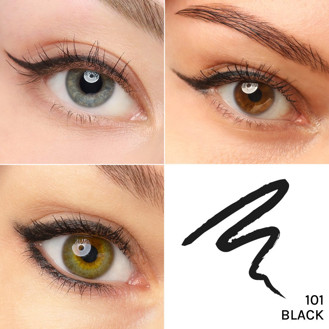 Cosline Cosmetics Kajal wasserfest, langanhaltend, cremig, 25 Farben, intensive Pigmentierung