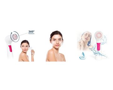 dynamic24 Elektrische Gesichtsreinigungsbürste, Massage Bürste Peeling Hautpflege Gesicht Reinigung inkl. Batterien