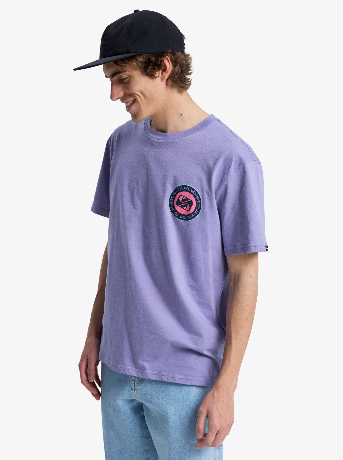 Quiksilver T-Shirt EV DUALITY SHORT SLEEVE Kurzarm-Design, aus Baumwolle, erhältlich in den Größen S bis XXL