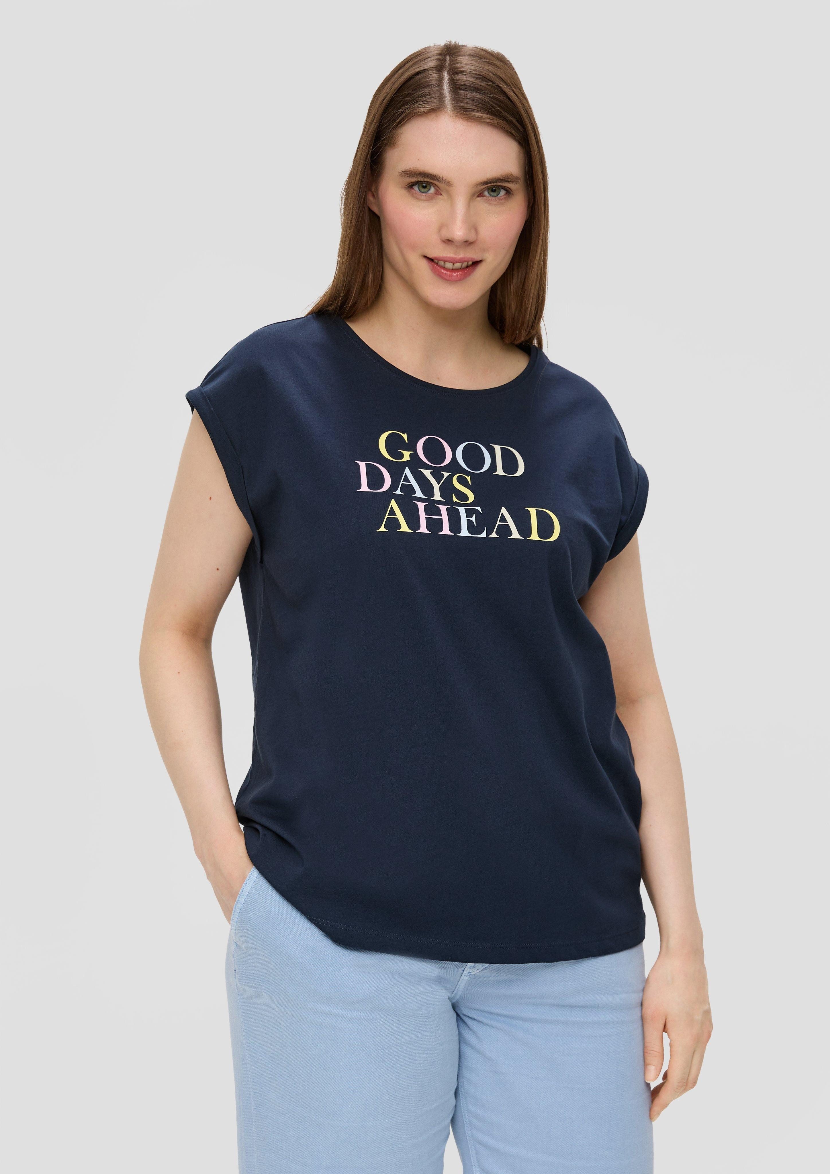 s.Oliver Shirttop Relaxed-Fit-Shirt aus Baumwolle mit günstig online kaufen