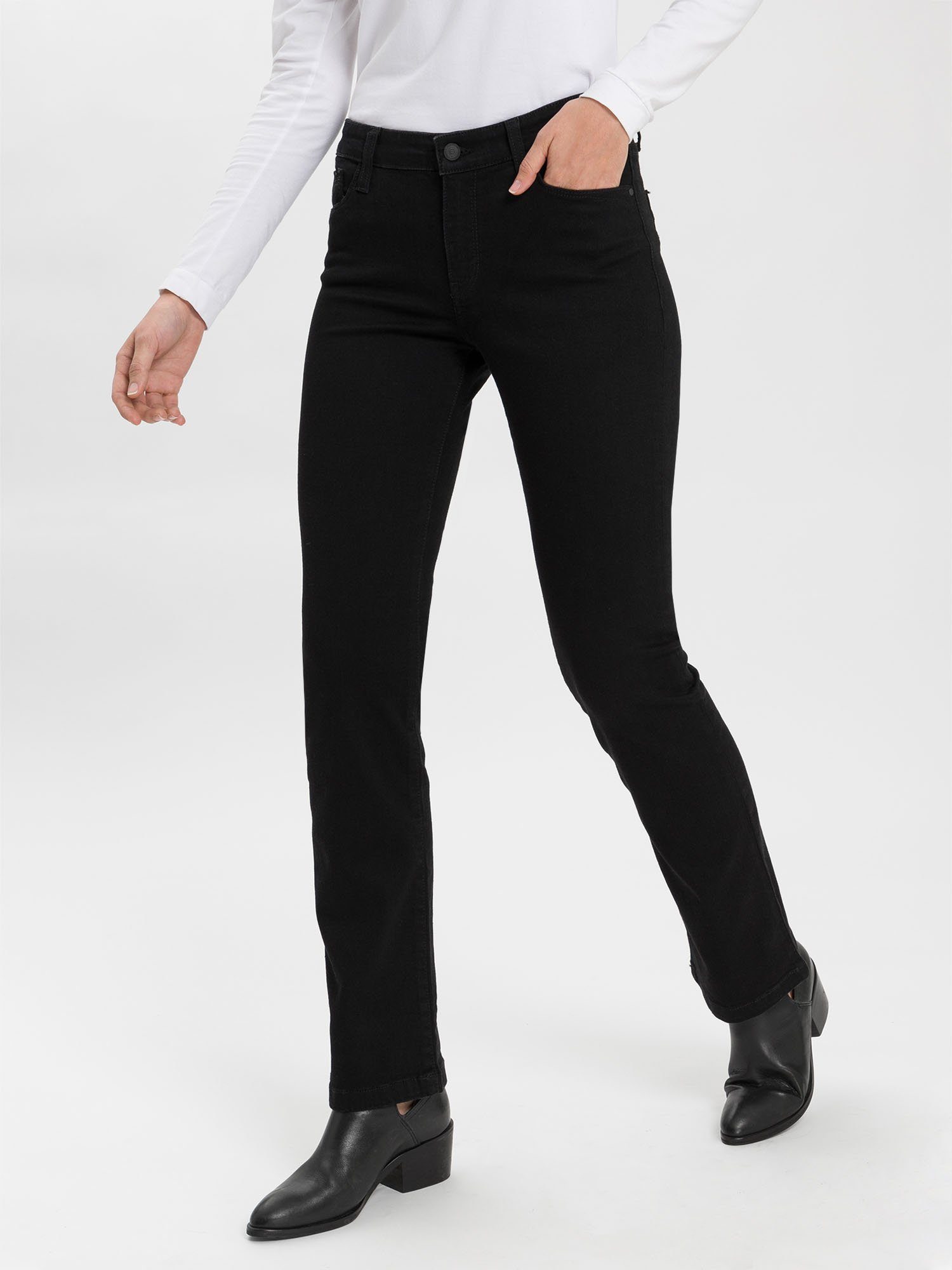 Cross Jeans Lauren Bootcut black günstig online kaufen