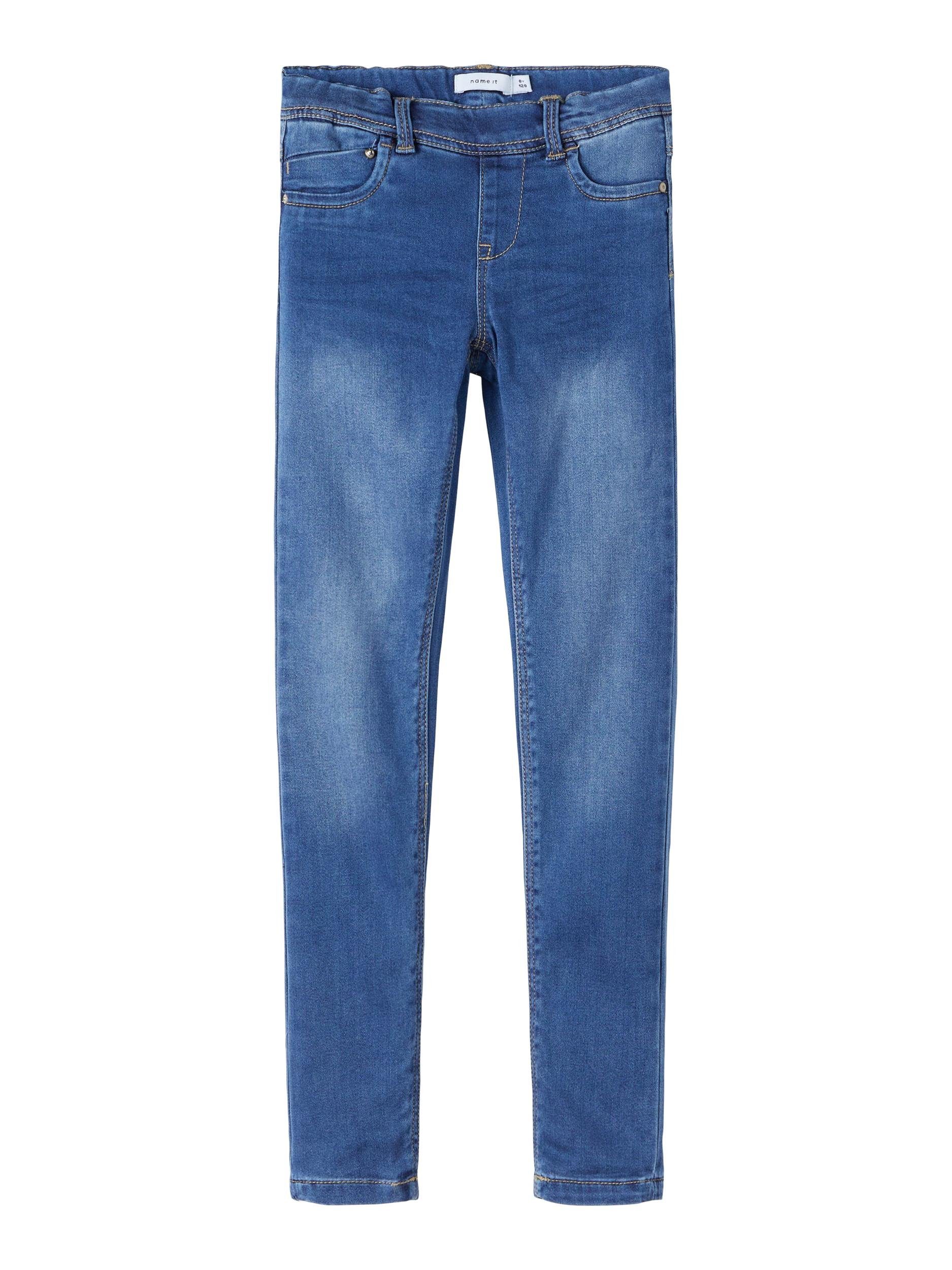 Name It 5-Pocket-Jeans Mädchen Jeans in Skinny-Fit | Mom-Jeans