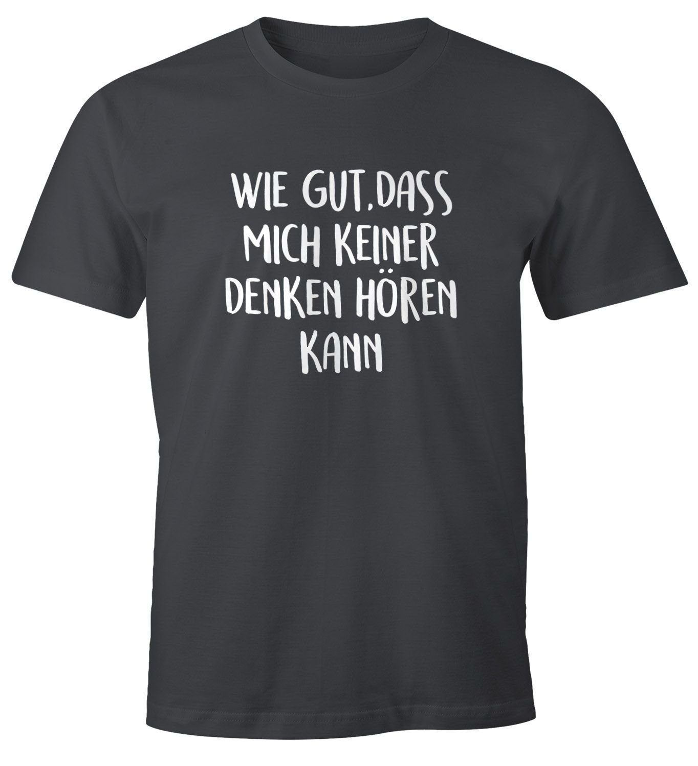 MoonWorks Print-Shirt Herren T-Shirt Spruch wie günstig online kaufen
