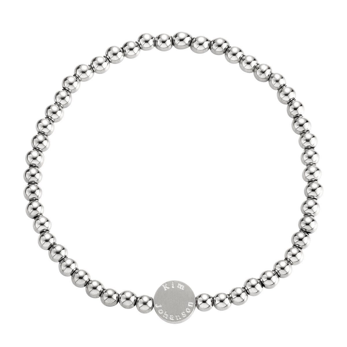 Kim Johanson Armband Essence aus Edelstahl (1-tlg), Zugarmband mit 4 mm Per günstig online kaufen