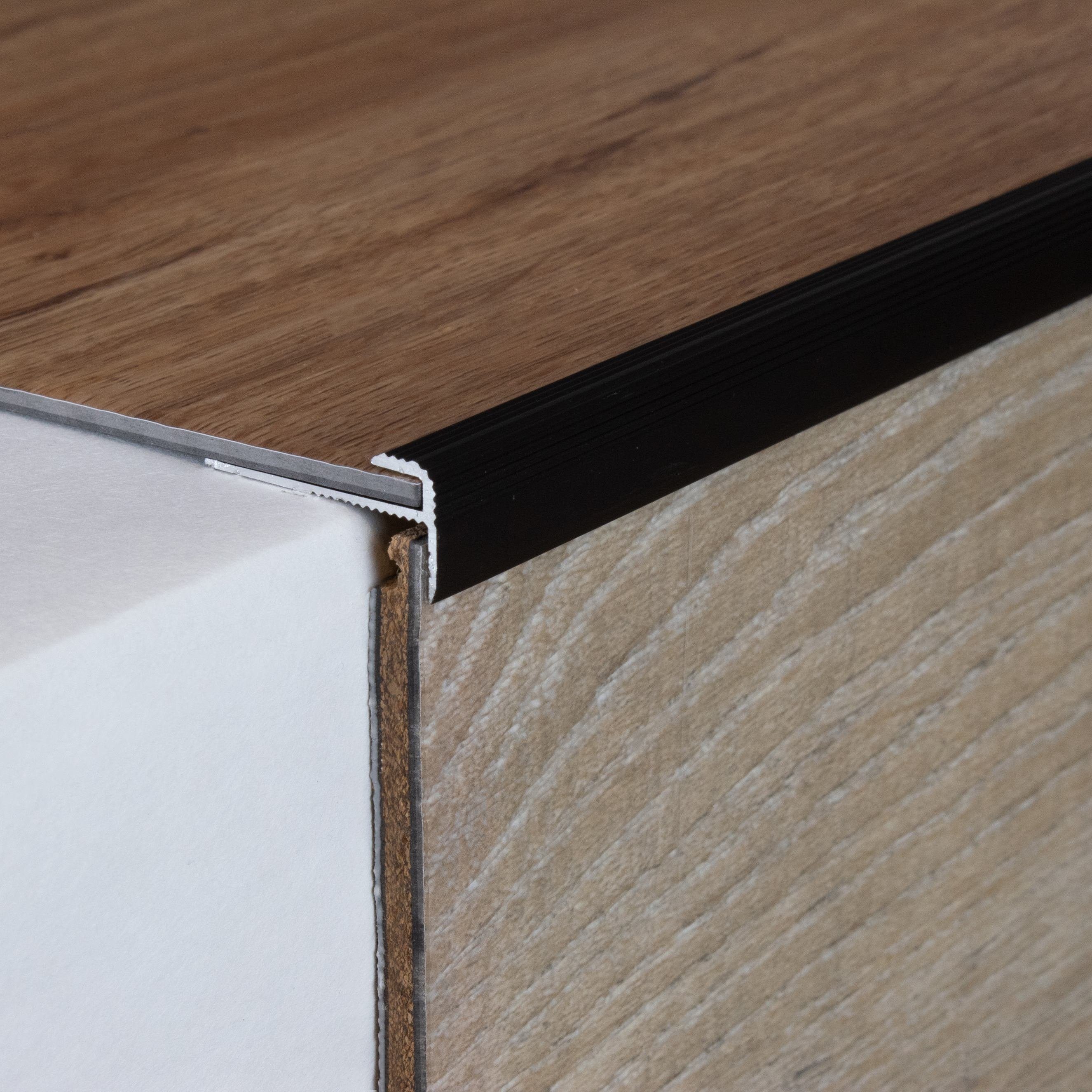 PROVISTON Abschlussprofil Aluminium, 10 x 25 günstig online kaufen
