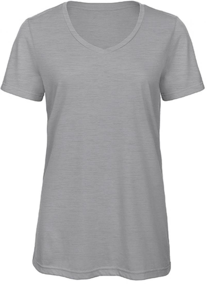 B&C V-Shirt Damen V-Neck Triblend T-Shirt günstig online kaufen