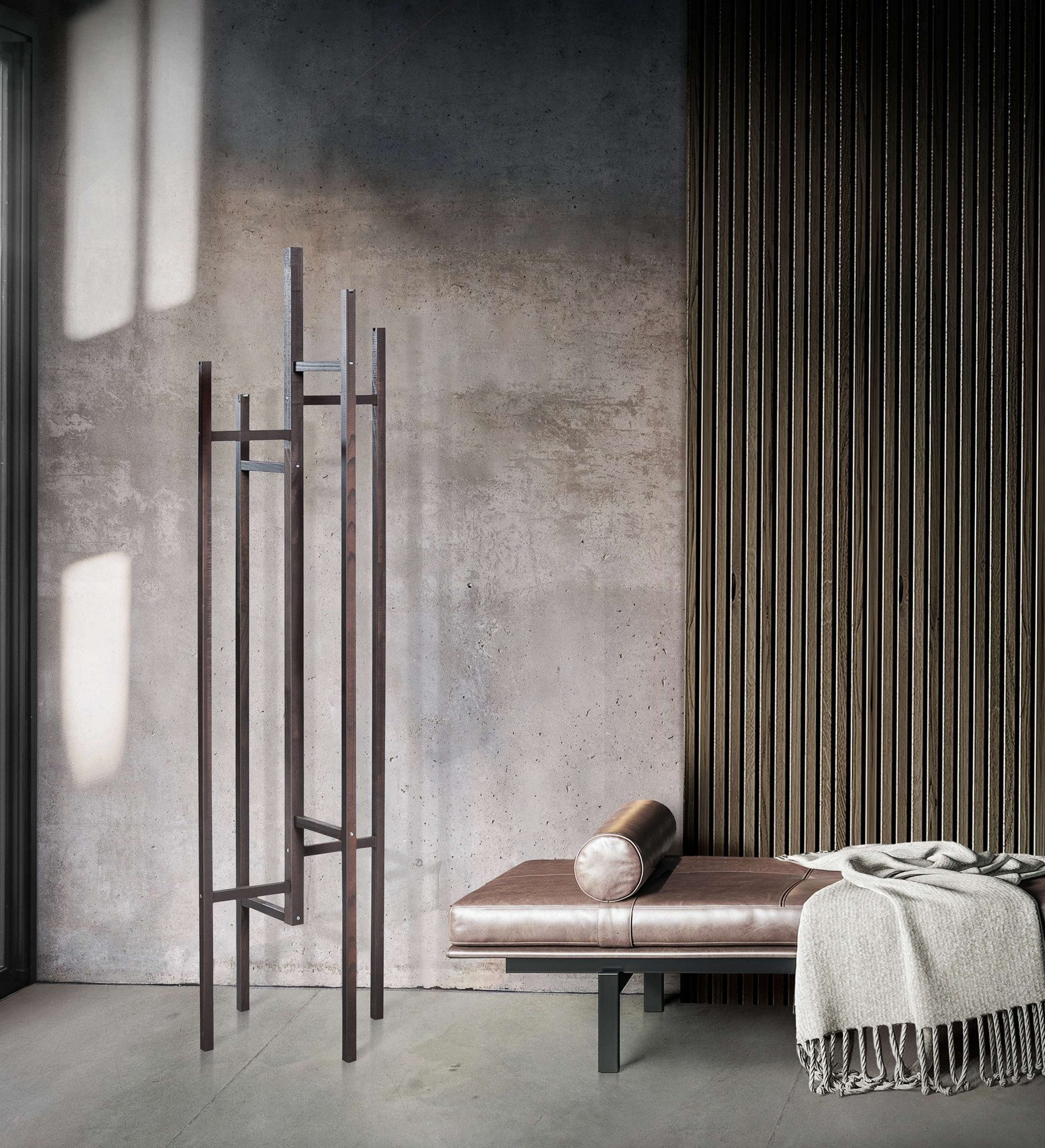 Woodman Garderobenständer Eigen, im skandinavian Design, aus keilverzinkter massiver Buche, FSC®