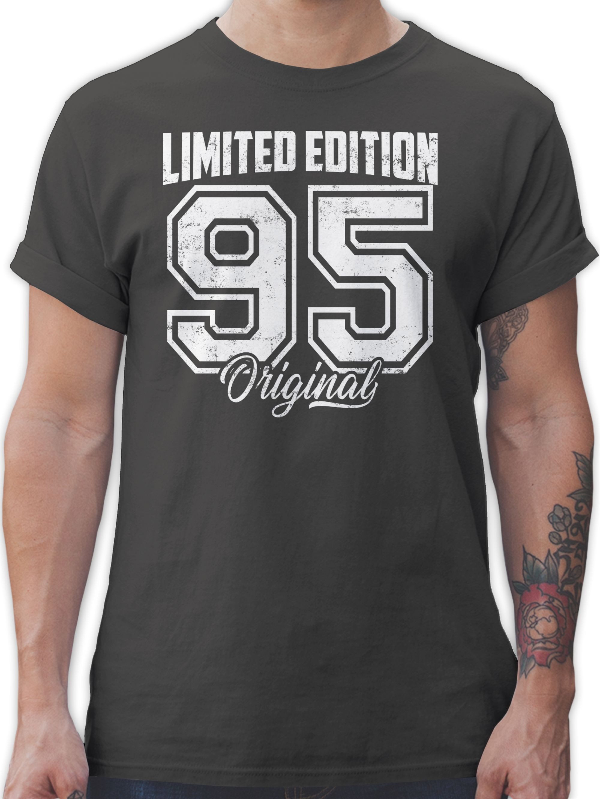 T-Shirt Limited Edition 1995 Original Weiß Vintage Dreißigster