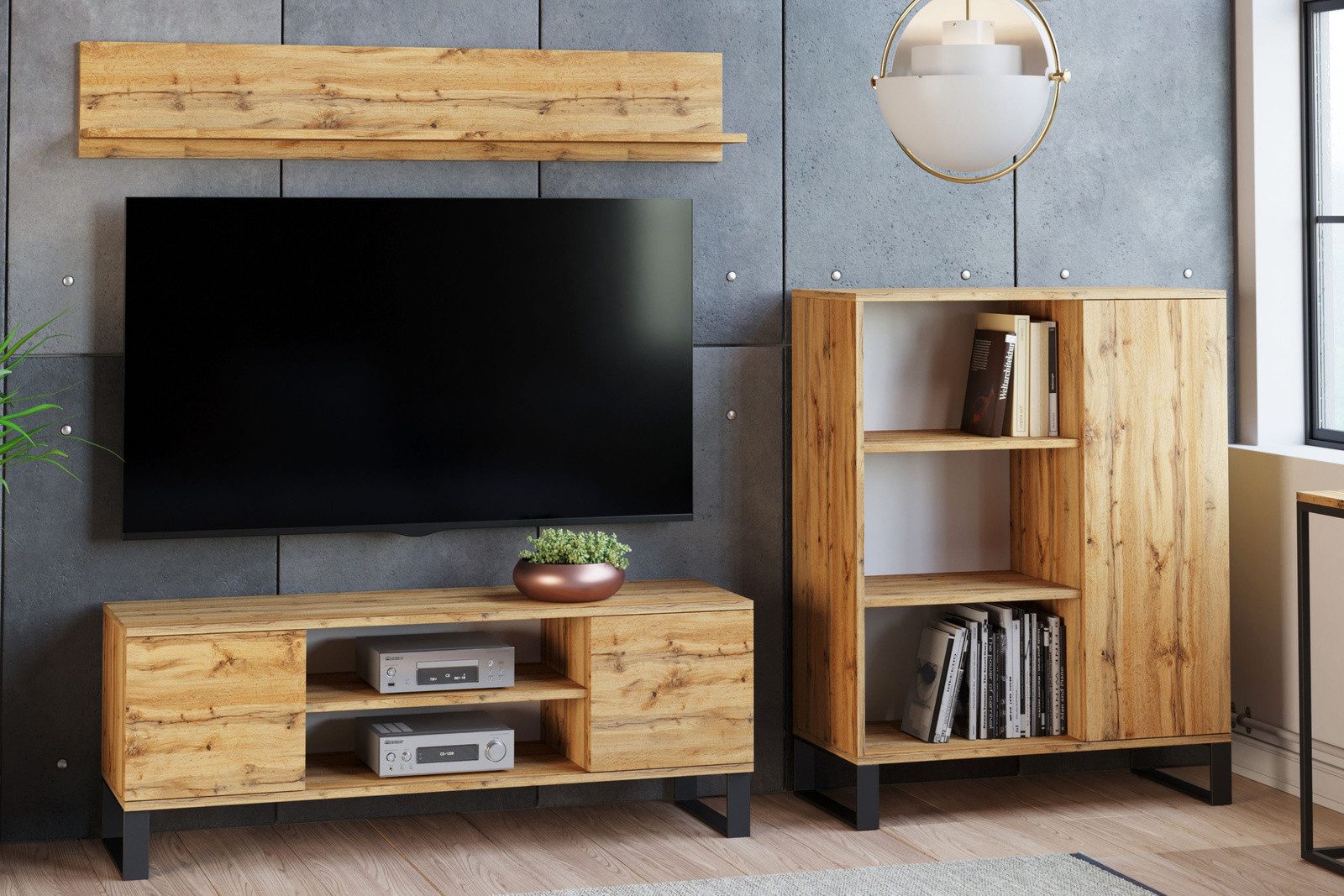 Raumhirsch Furniture Lowboard Focus, Stehendes Fernsehregal günstig online kaufen