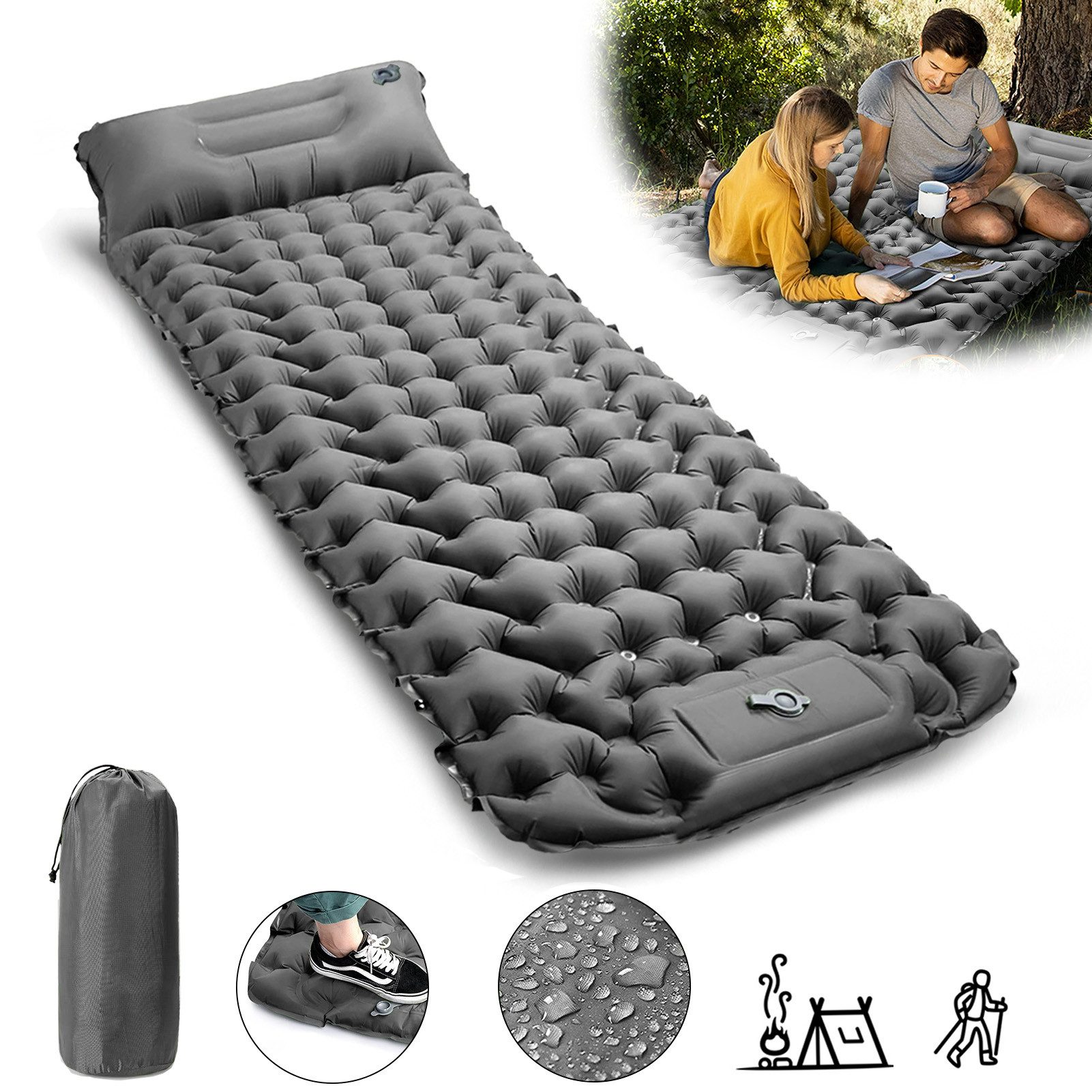 CALIYO Isomatte Isomatte Outdoor, Isomatte Ultraleicht, Isomatte Camping Outdoor, erschleißfest/wasserabweisend/Reißfestigkeit