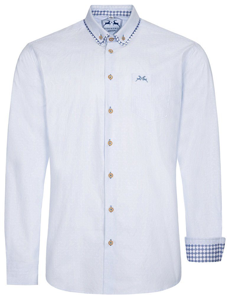 Maddox Trachtenhemd MADDOX Trachtenhemd Button-Down-Kragen - günstig online kaufen