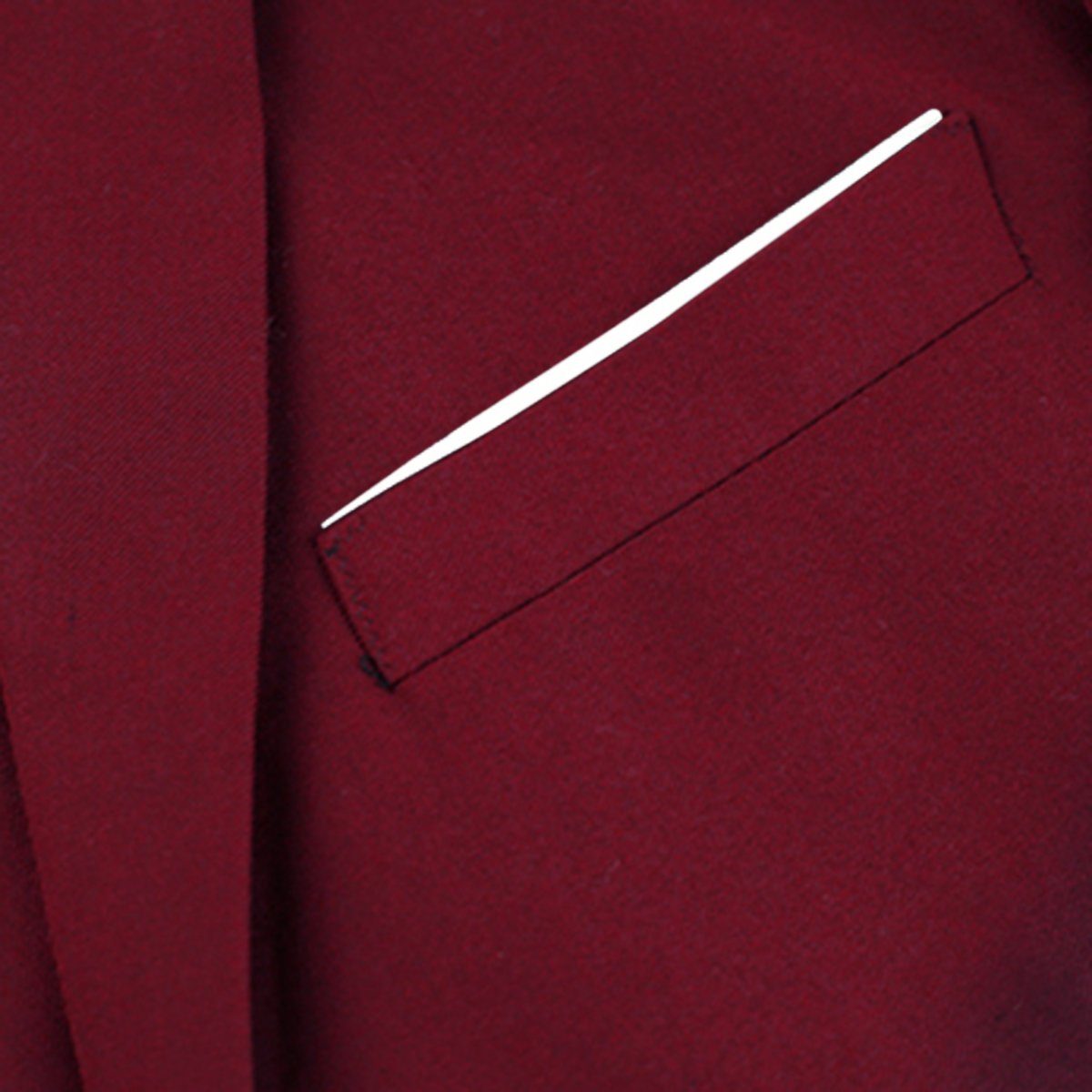 Allthemen Anzugsakko Herren 1 Knopf Blazer mit klassischem Reverskragen – Bild 4 von 5