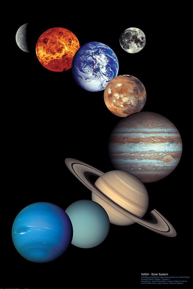 empireposter Poster Educational - Bildung - Poster - NASA Solar System NASA Sonnensystem