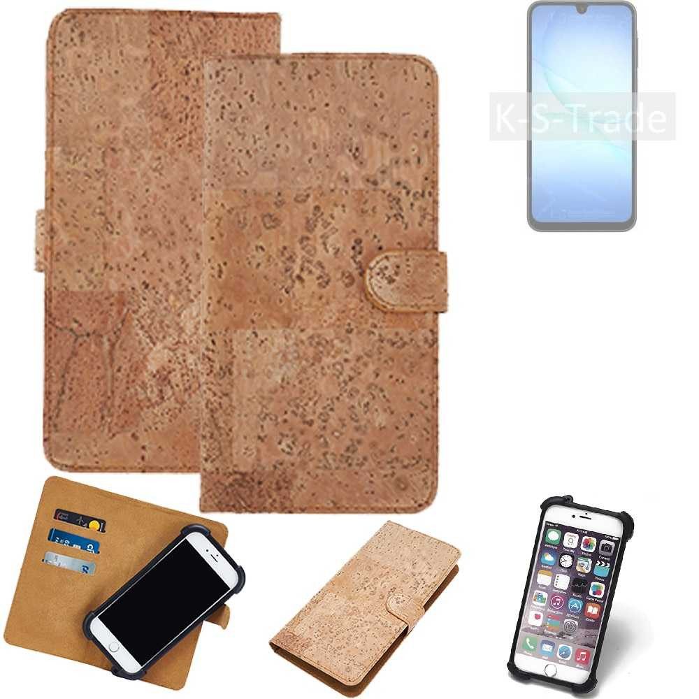 K-S-Trade Handyhülle für Samsung Galaxy A17 5G, Hülle - Kork Handyhülle Cover - Schutzhülle TPU Case Bumper in