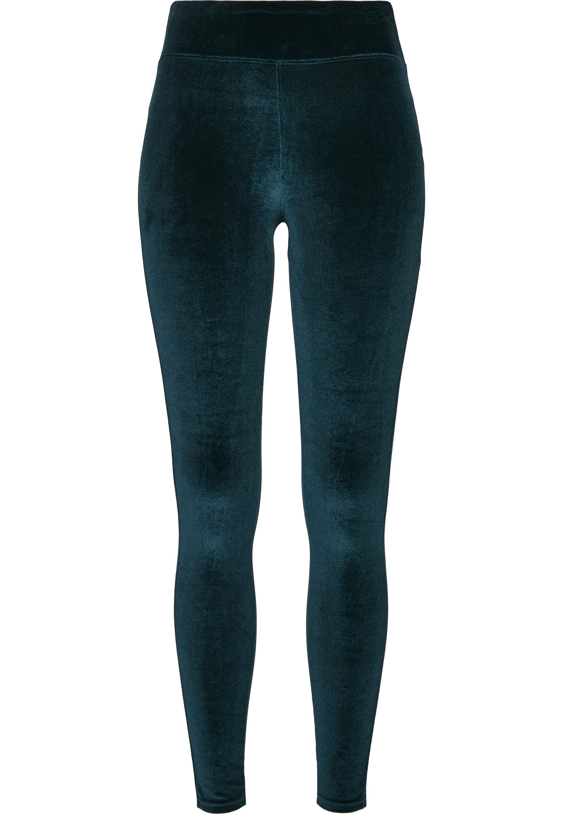 URBAN CLASSICS Leggings Urban Classics Damen Ladies High Waist Velvet Leggings (1-tlg)