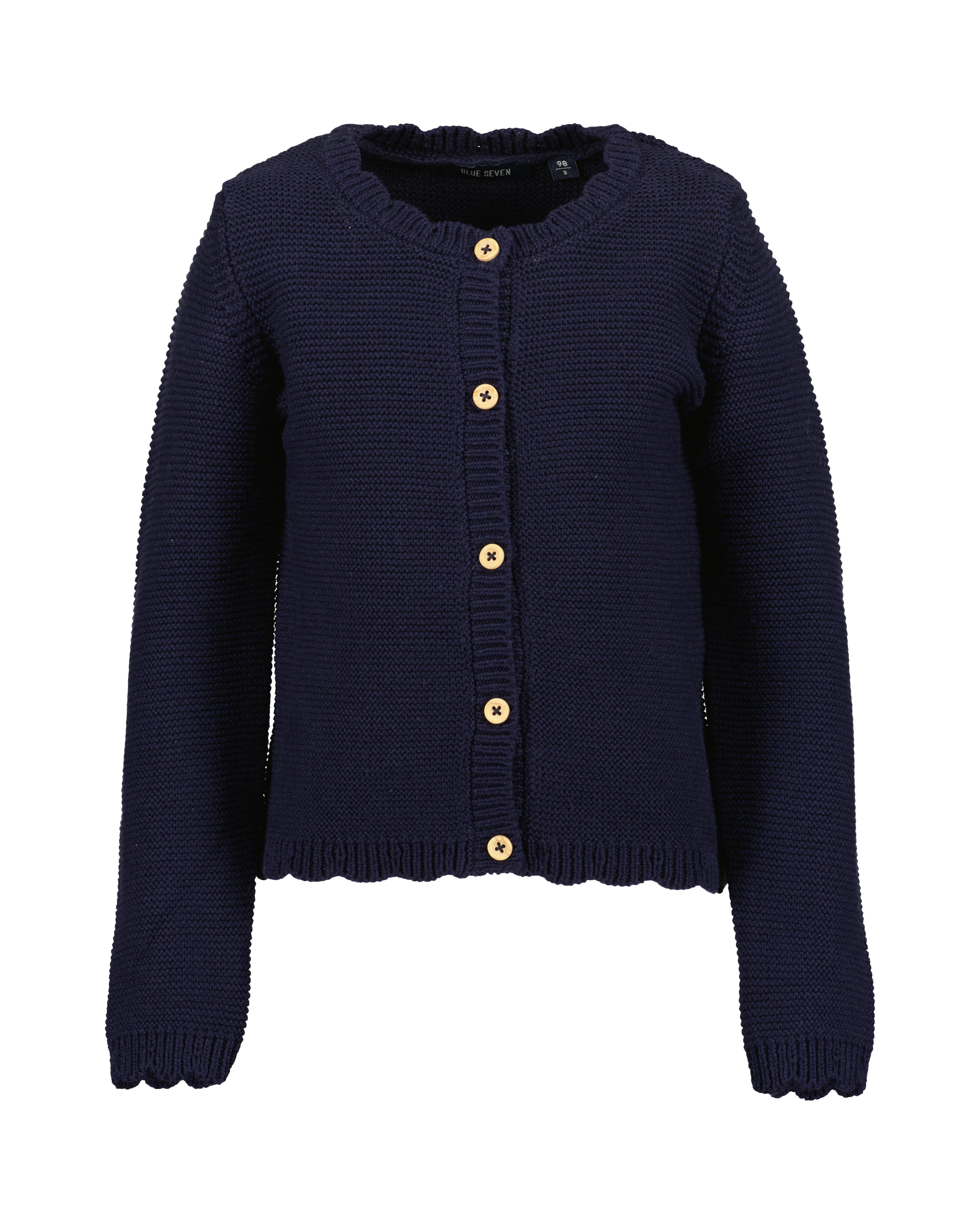 Blue Seven Cardigan mit süßen, gewellten Kanten