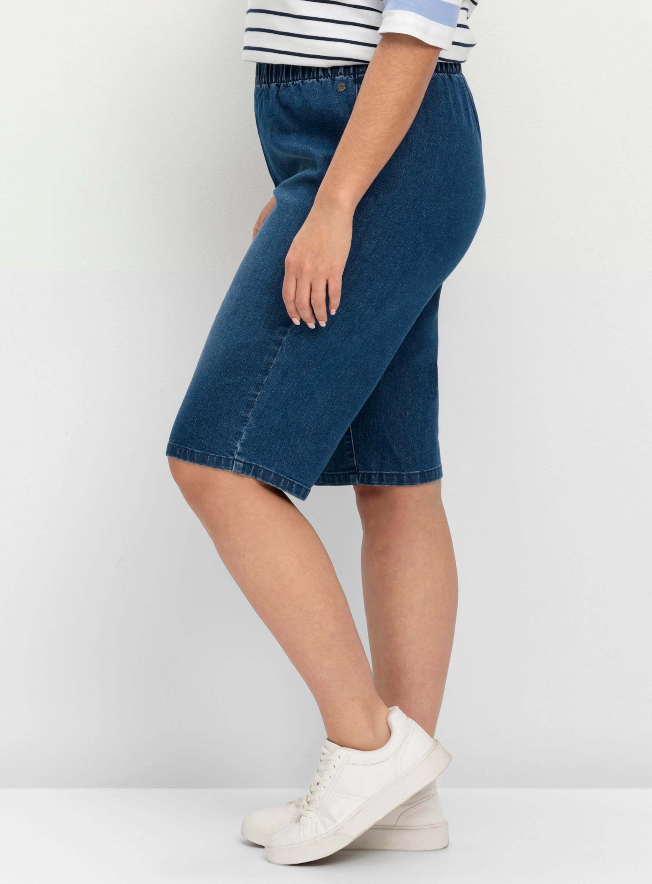 Sheego Jeansshorts Bermudas