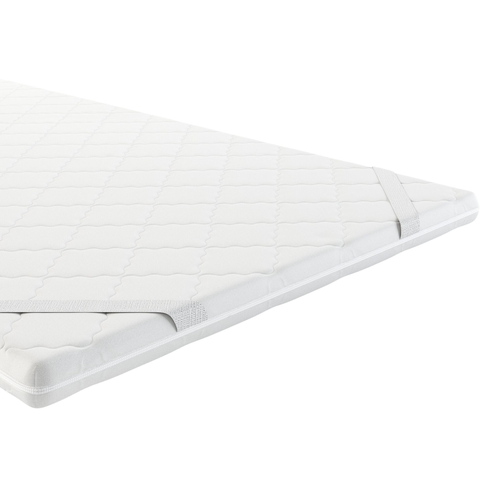 MSS e.K., Topper Relax Komfortschaumtopper, 90x200 100x200 140x200 160x200 180x200, Komfortschaum, (6 cm hoch), 4 Eckspanngummis, abnehmbarer Bezug, bei 60 °C waschbar