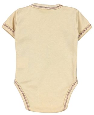 TupTam Kurzarmwickelbody TupTam Unisex Baby Kurzarm Wickelbody mit Spruch 5er Pack