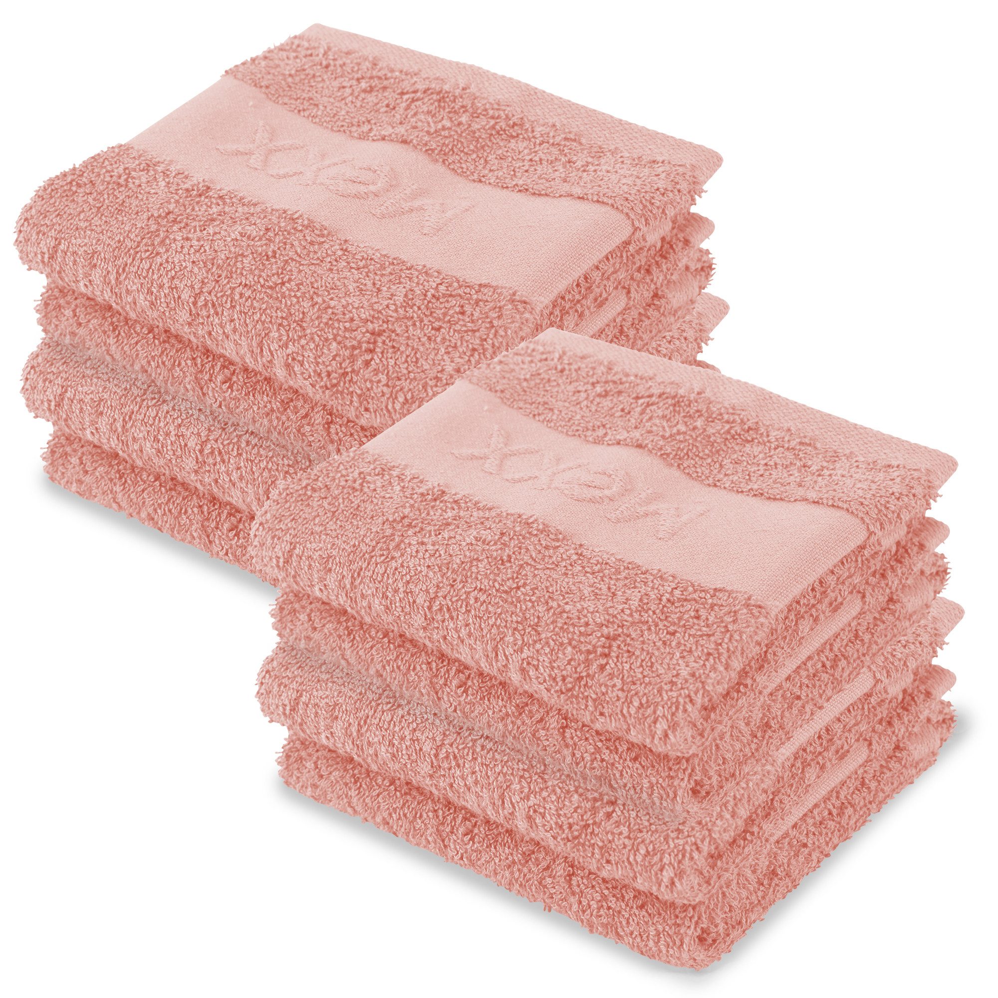 Mexx Home Gästehandtuch Handtuch 50x30cm, Baumwolle (2-St), Handtuch Premium Qualität 450gr/m², super saugfähig, schnell trocknend