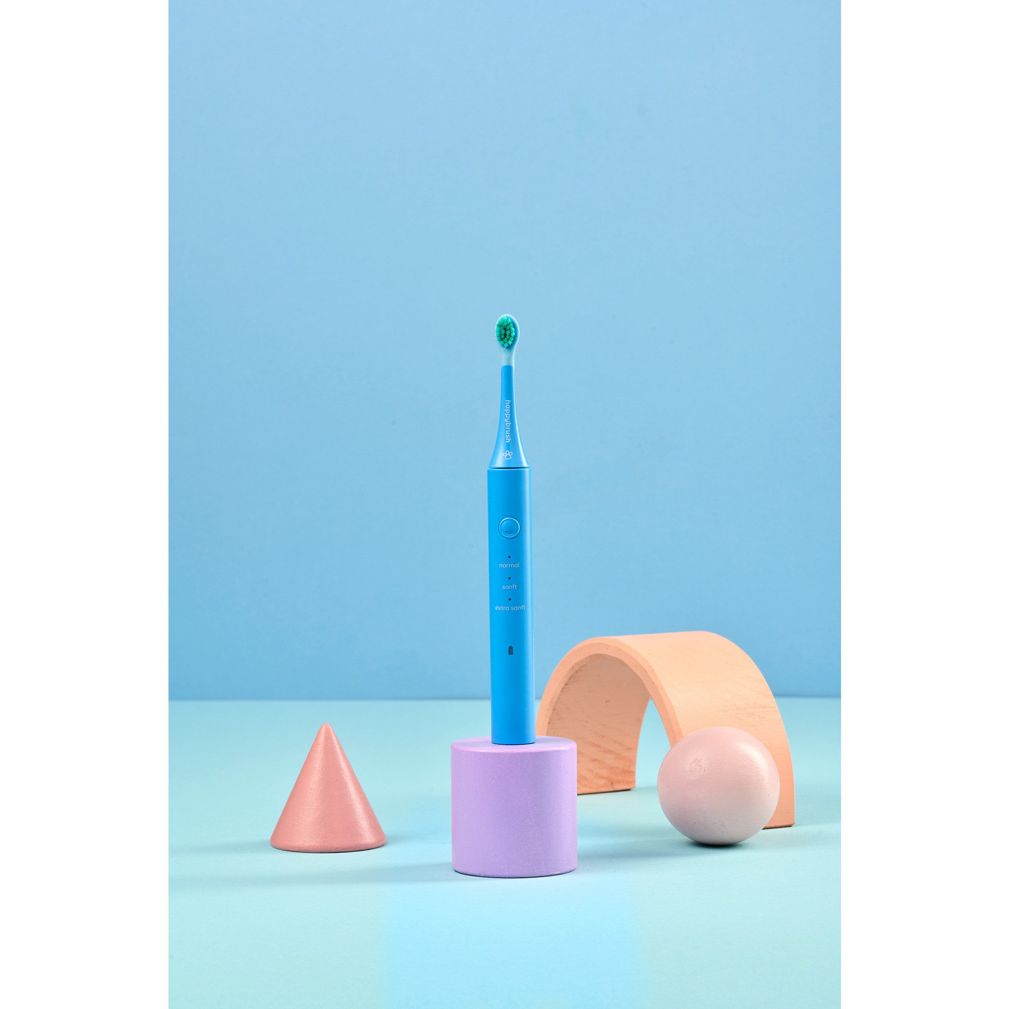 happybrush Elektrische Zahnbürste happybrush ECO VIBE KIDS Paw Patrol + 3 Refills