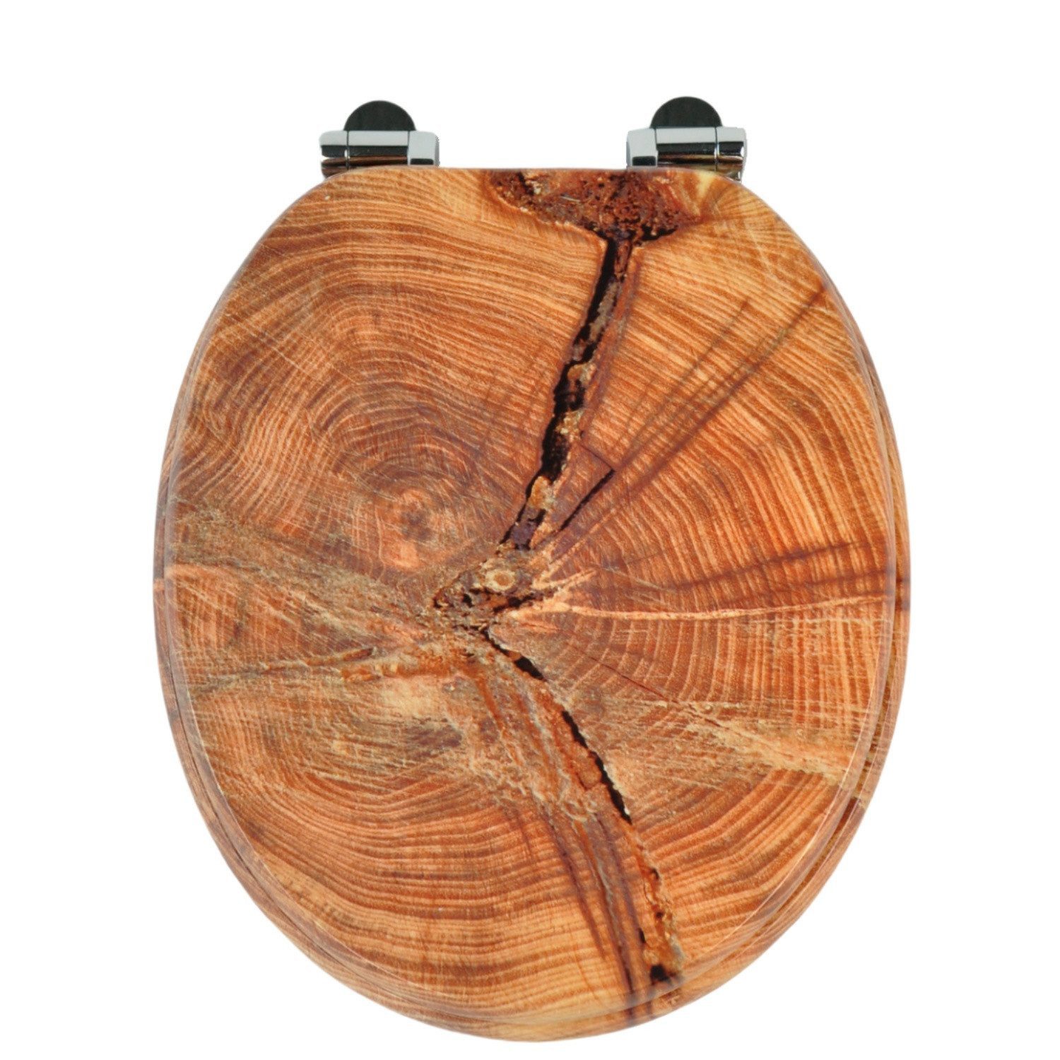 Elegear WC-Sitz Holz Toilettendeckel mit Doppelte günstig online kaufen