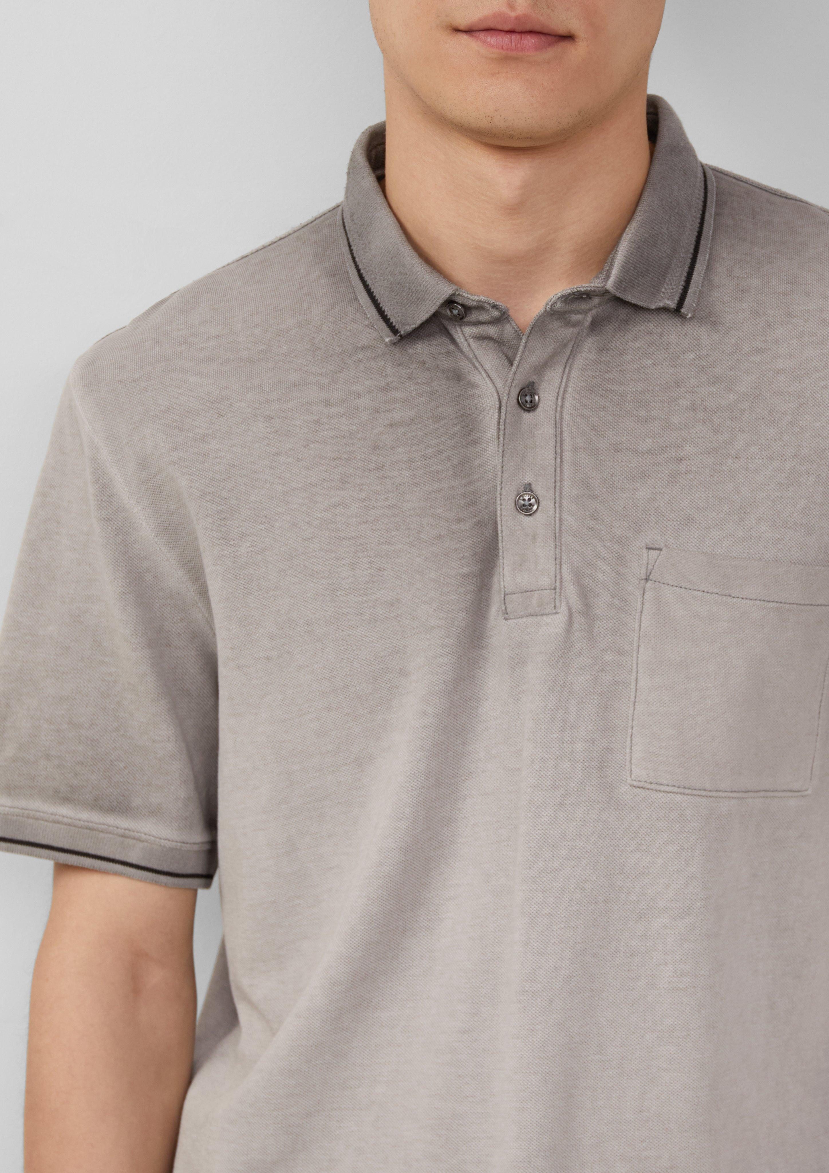s.Oliver Kurzarmshirt Piqué-Poloshirt mit Waschung und günstig online kaufen