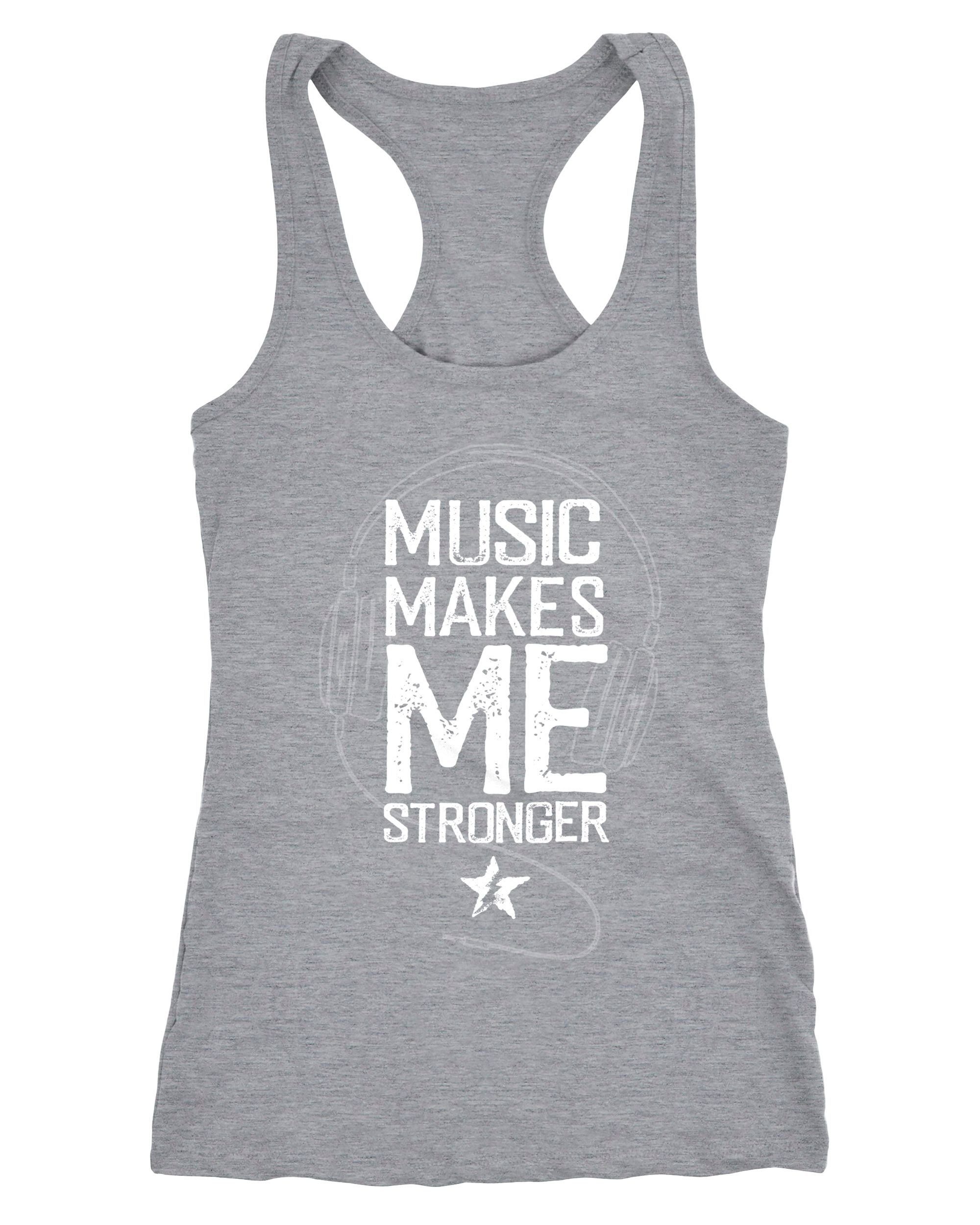 Neverless Tanktop Damen Tank-Top Music makes günstig online kaufen