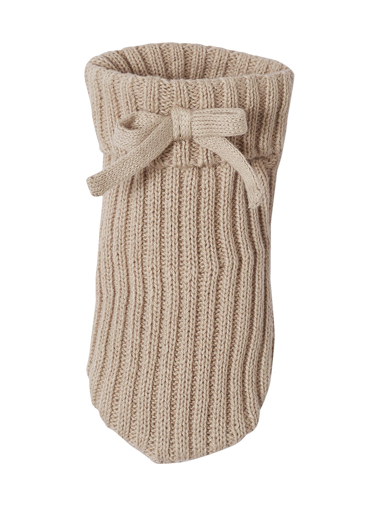 vertbaudet Stoffhose Baby-Set: Strickhose & Schühchen