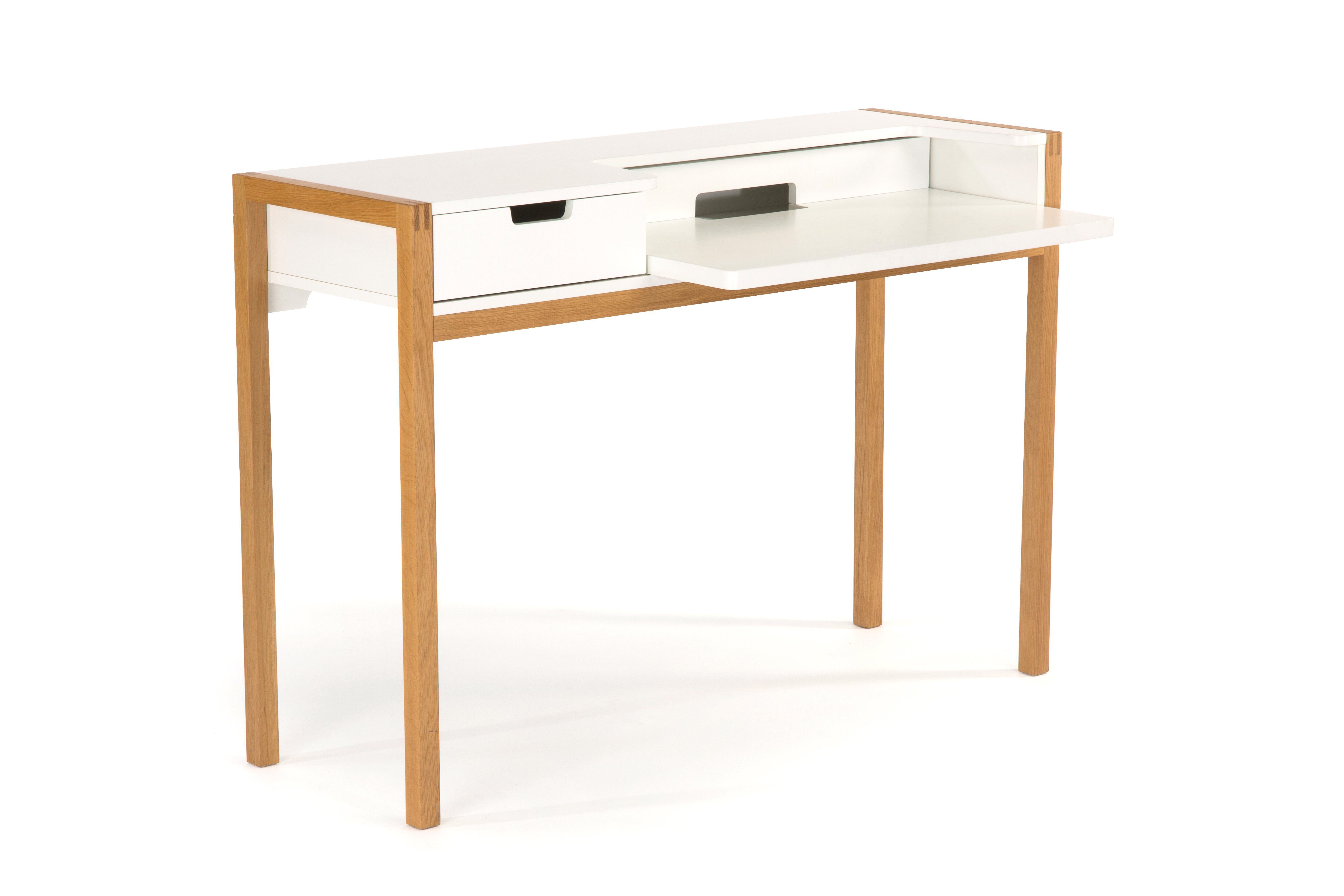 Woodman Schreibtisch Farringdon, skandinavisches Design, Home Office, praktisch ausziehbar, FSC®