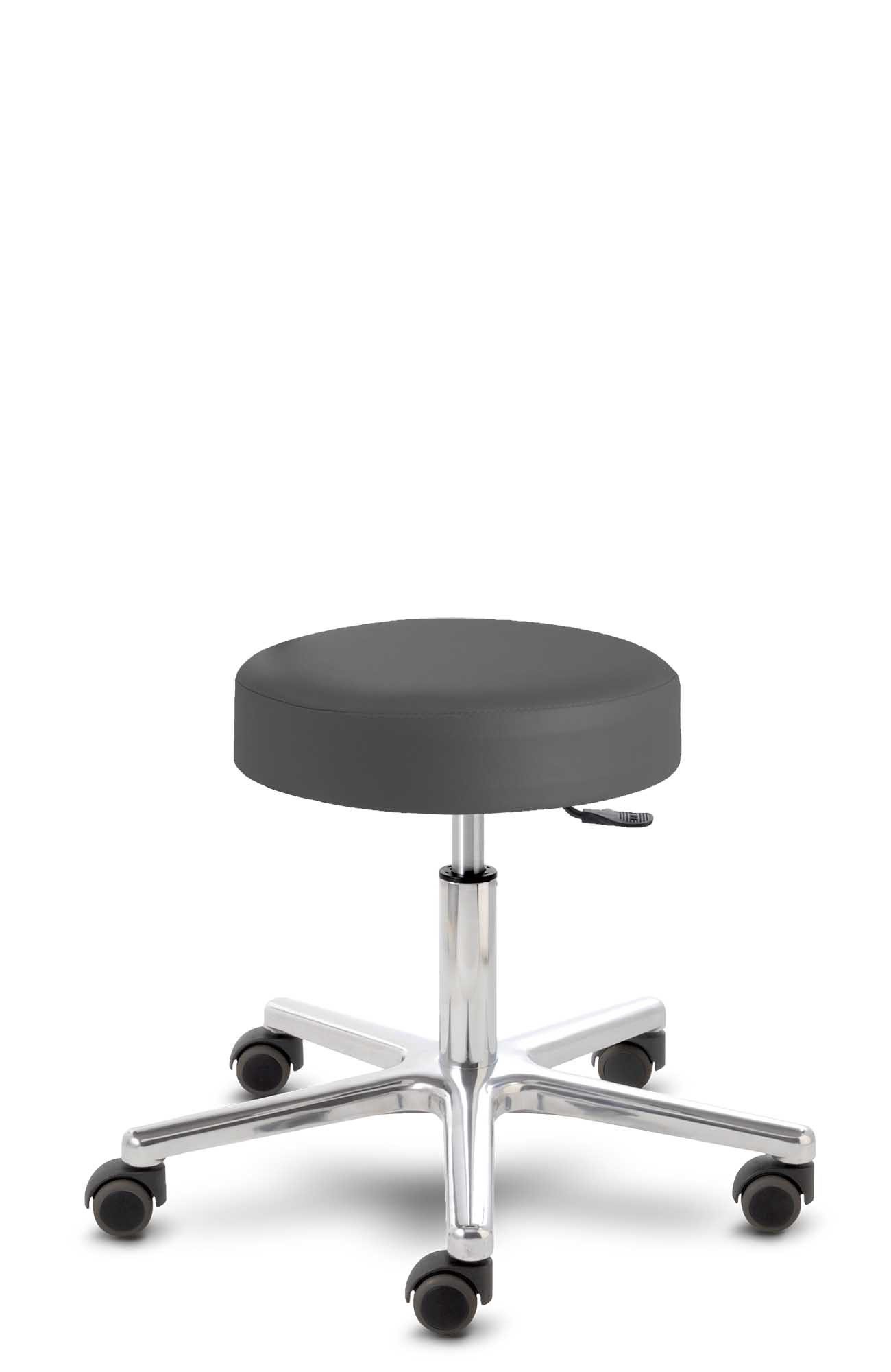 Prova Nova Arbeitshocker Rollhocker puffi® 4100, Sitzhöhe ca. 45 - 59 cm