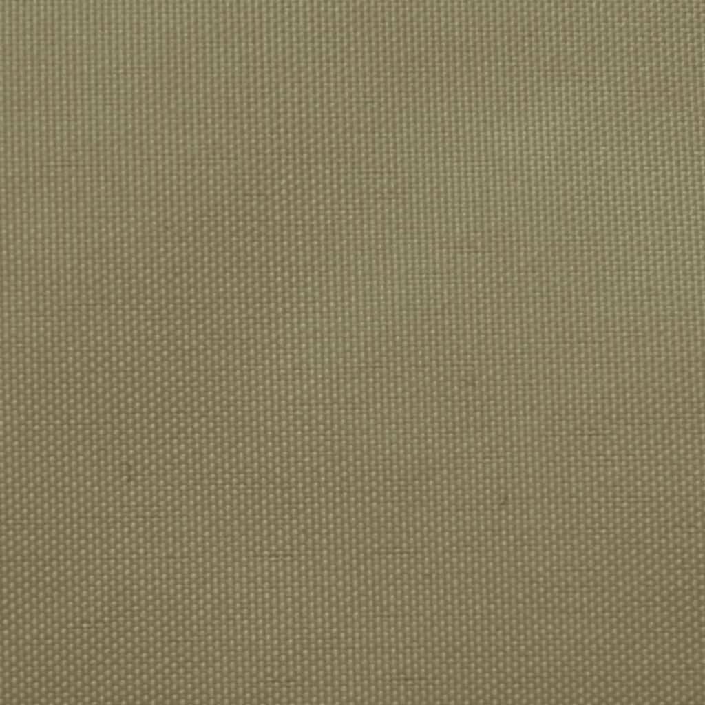 vidaXL Sonnensegel 5 x 6 x 6 m Sonnensegel Oxford-Gewebe Dreieckig 5x6x6 m Beige Beschatt