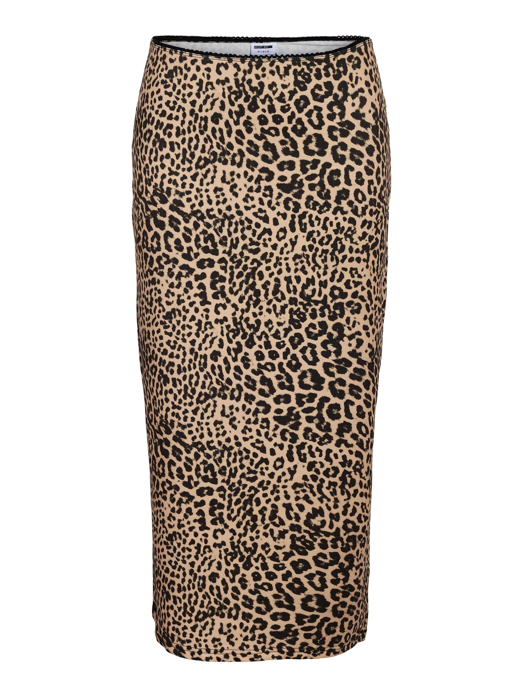 Noisy may Sommerrock Leo Print, Midi günstig online kaufen