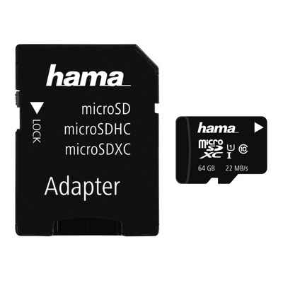 Hama microSDXC 64GB Class 10 UHS-I + Adapter/Mobile (00108075) Speicherkarte