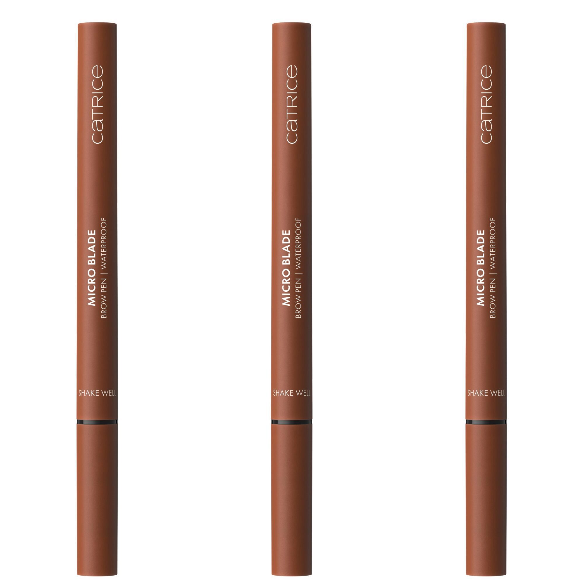 Catrice Augenbrauen-Stift MICRO BLADE BROW PEN WATERPROOF, 3-tlg., für ultra-präzise, natürlich definierte Augenbrauen