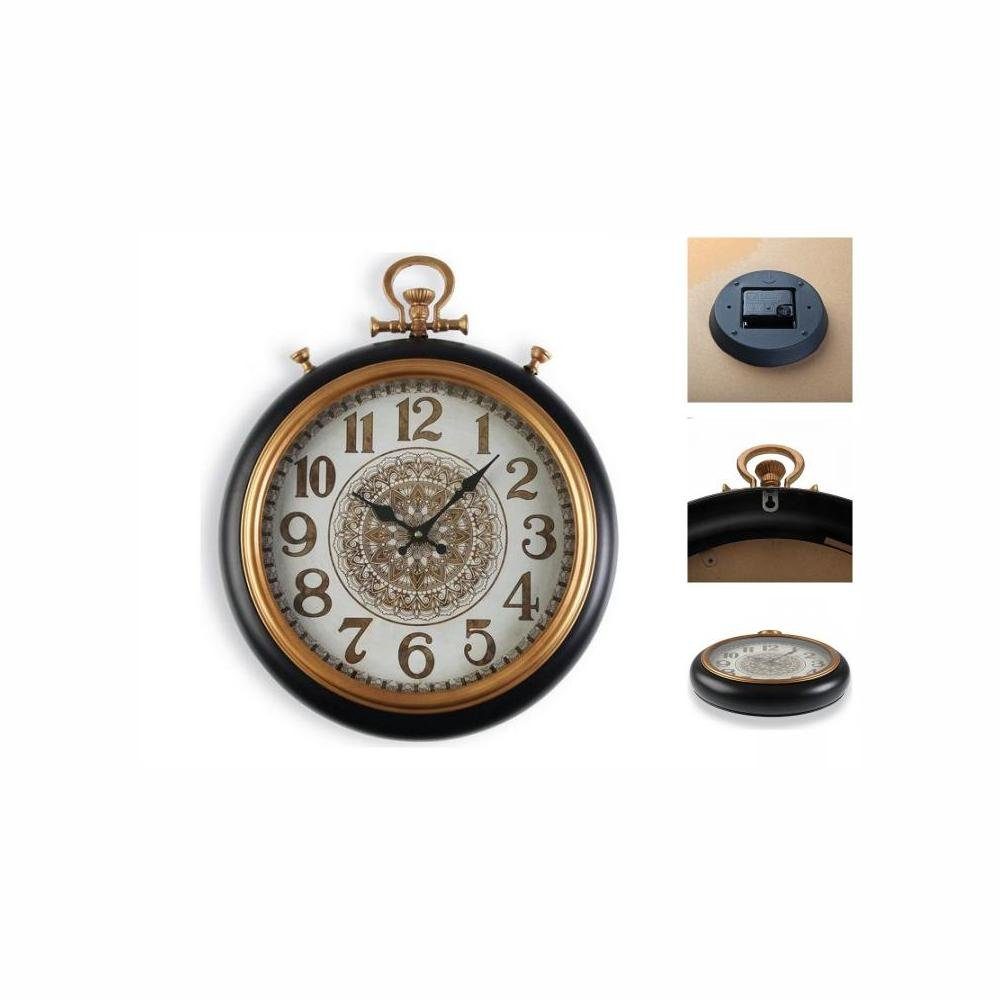 Bigbuy Uhr Wanduhr x vintage-look Metall 42 x 54 8 cm