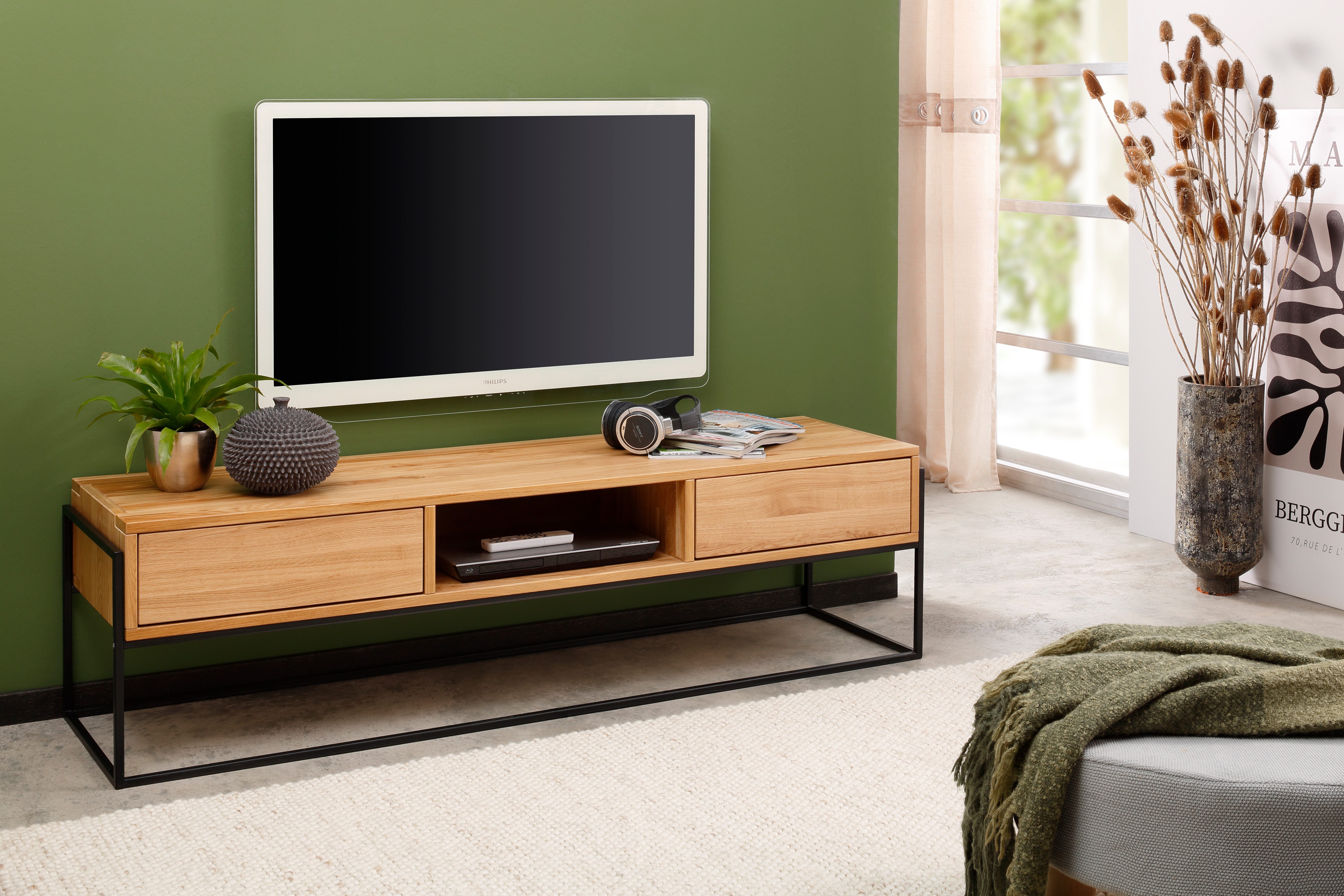 Woodroom Lowboard Boise (Wildeiche massiv geölt günstig online kaufen