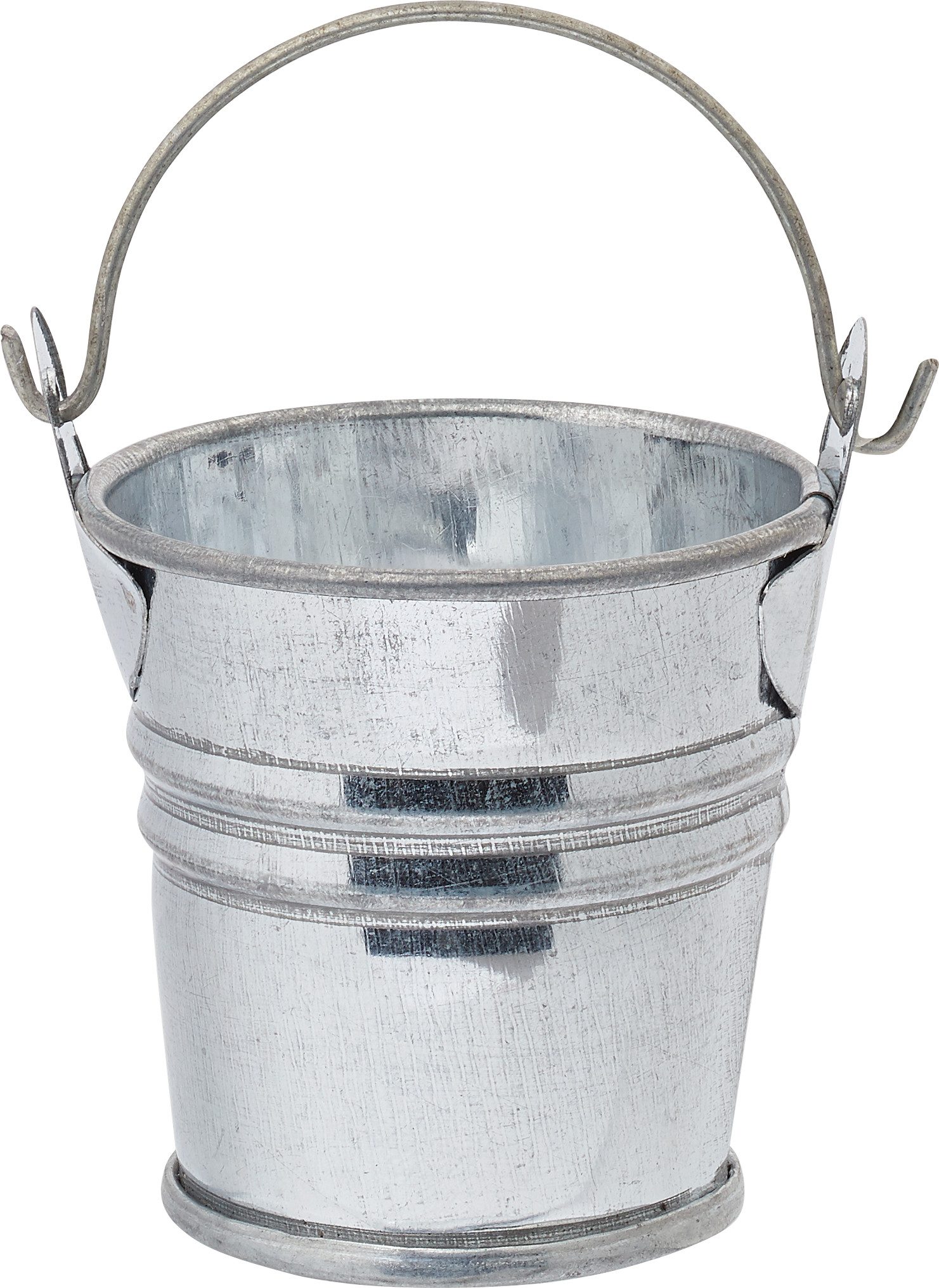 Dekofigur Metall-Eimer