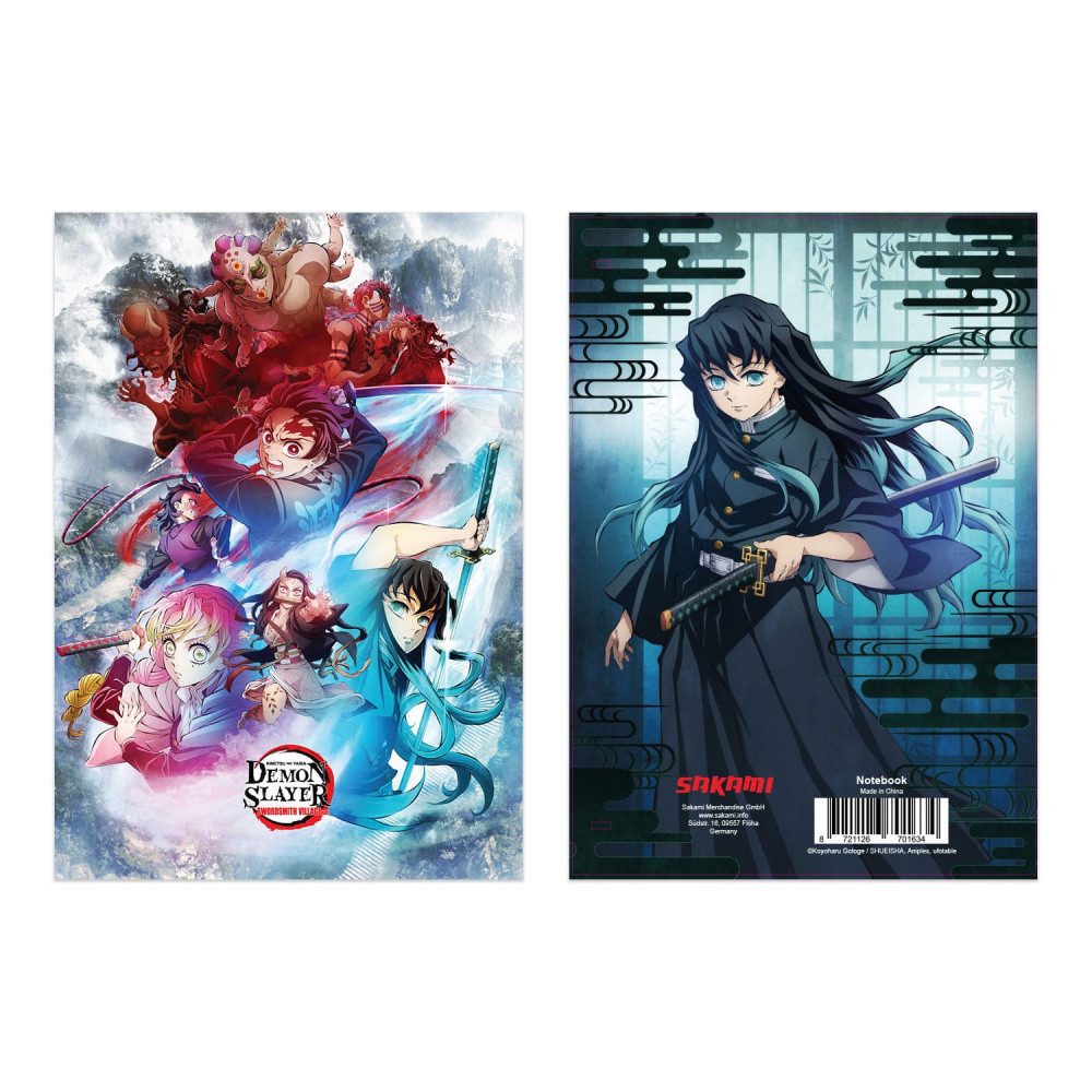 Sakami Merchandise Notizbuch Demon Slayer: Kimetsu no Yaiba Notizbuch