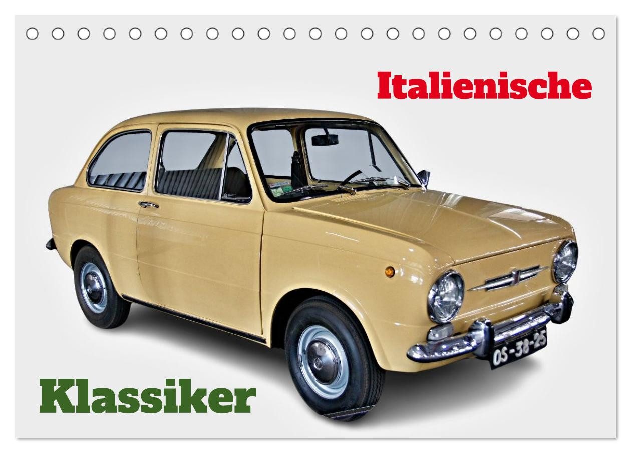 CALVENDO Wandkalender Italienische Klassiker (Tischkalender 2026 DIN A5 quer), CALVENDO Mona